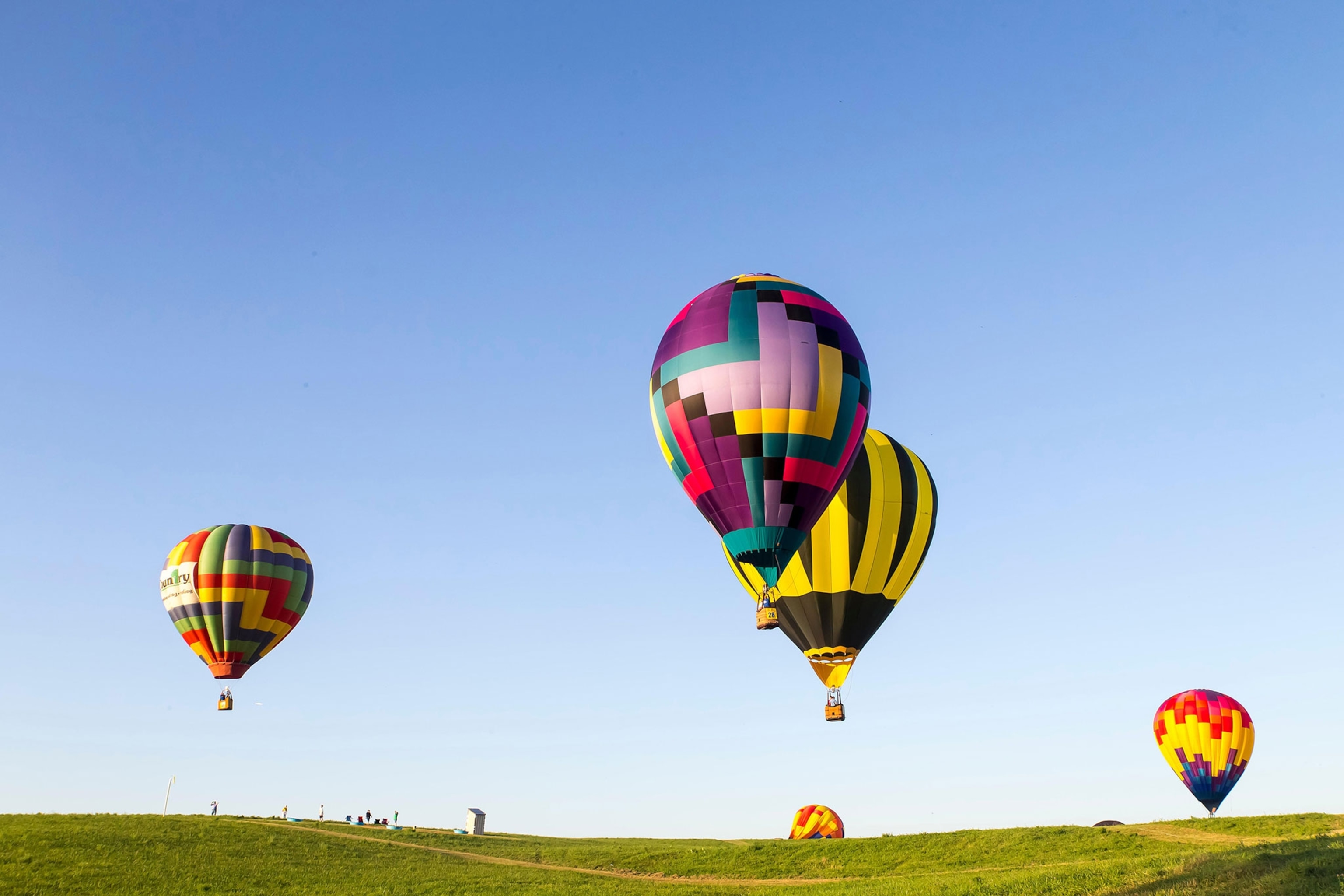 hot air balloons in Indianola, Iowa