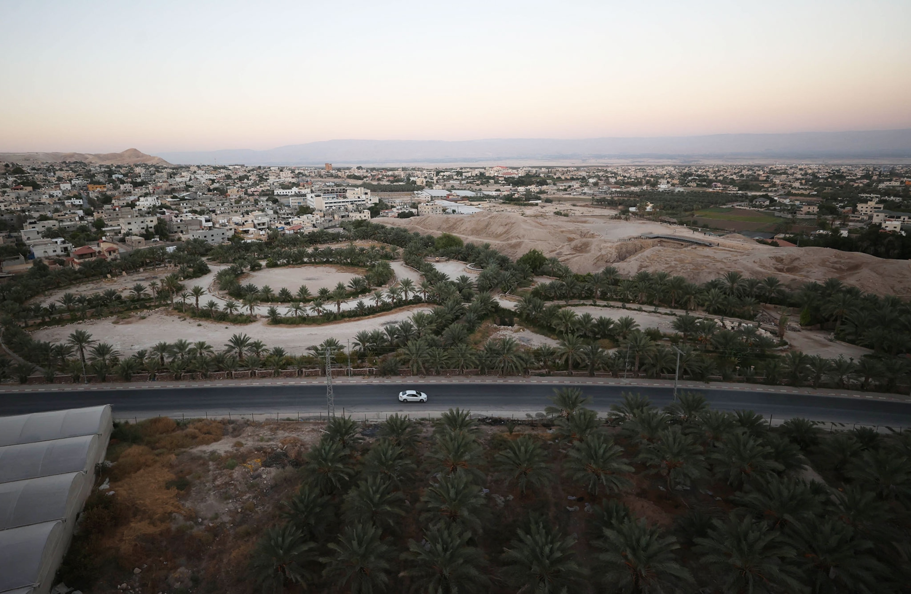 A view from the ancient city of Jericho (Tel es-Sultan)