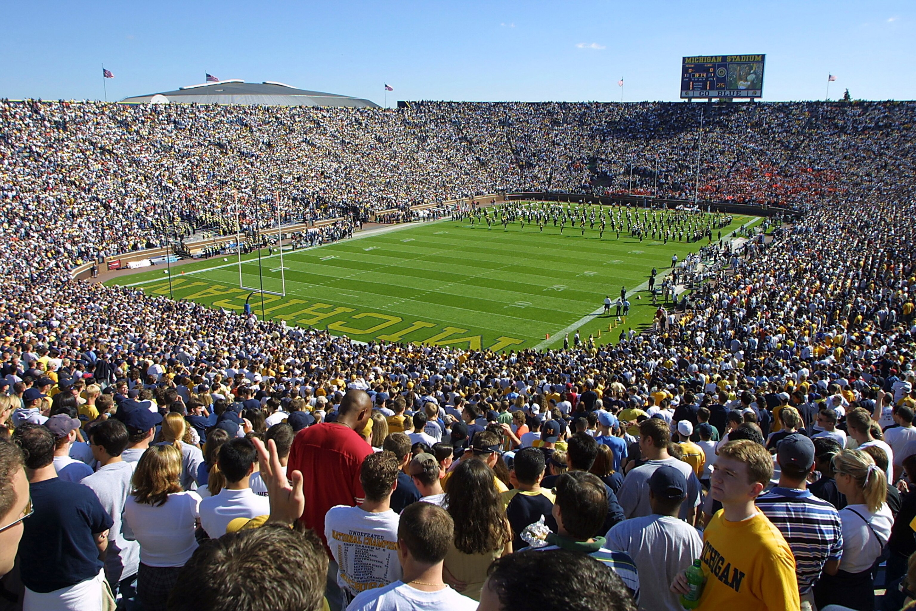 a sports event in Ann Arbor, Michigan