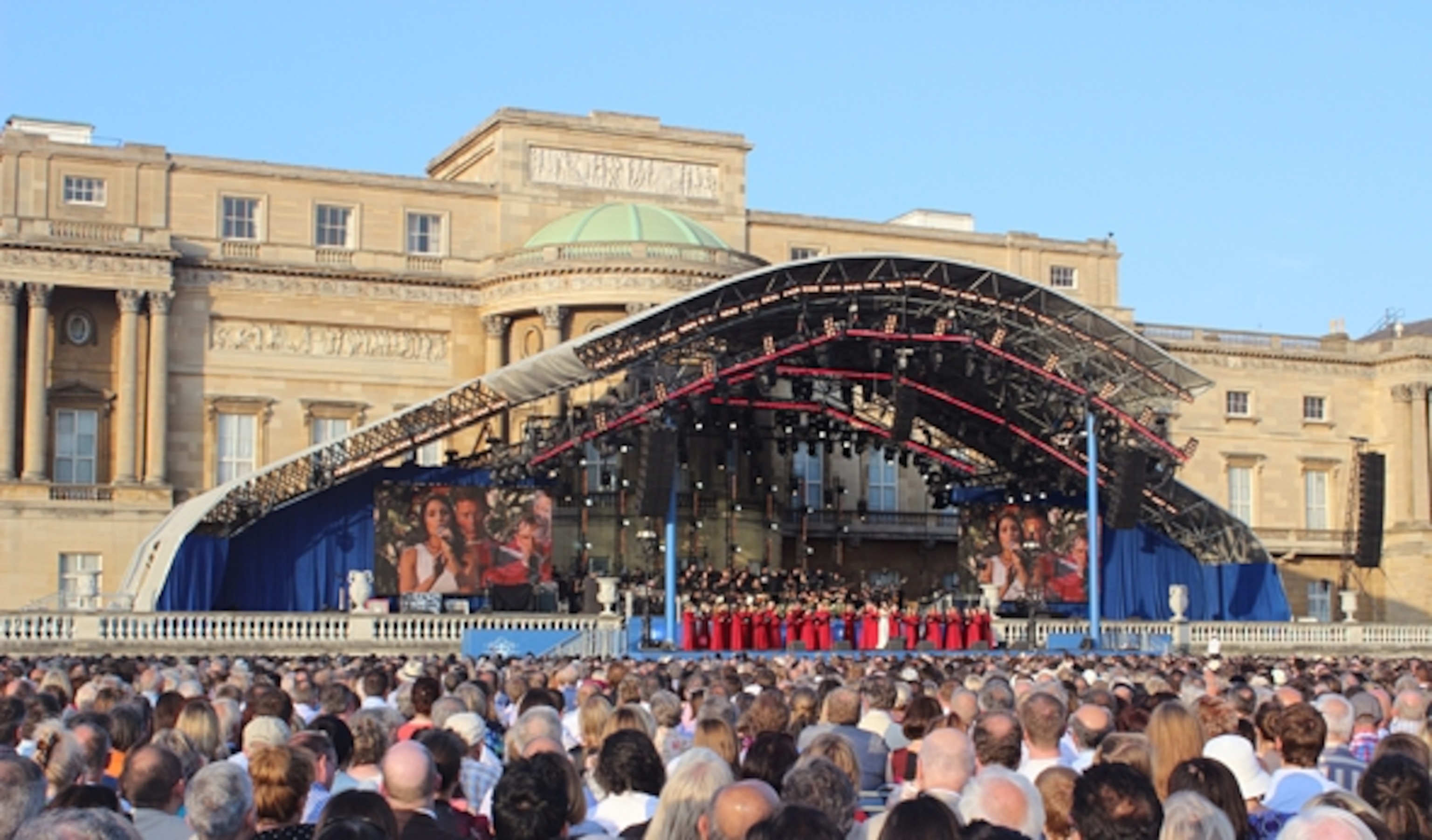 The Coronation Festival was held at Buckingham Palace from July 11-14 this summer. (Photograph by Annie Fitzsimmons)