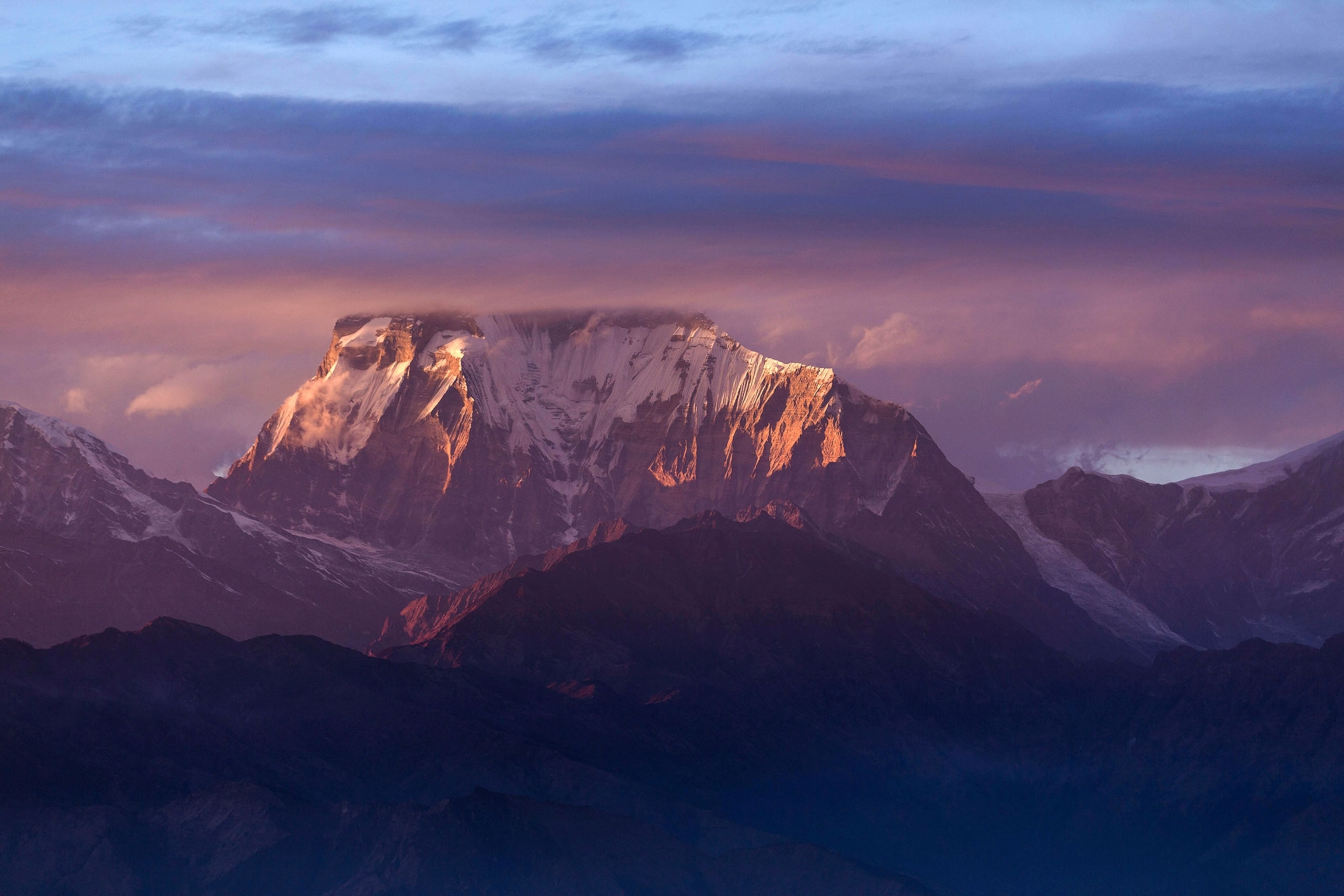 Dhaulagiri in winter