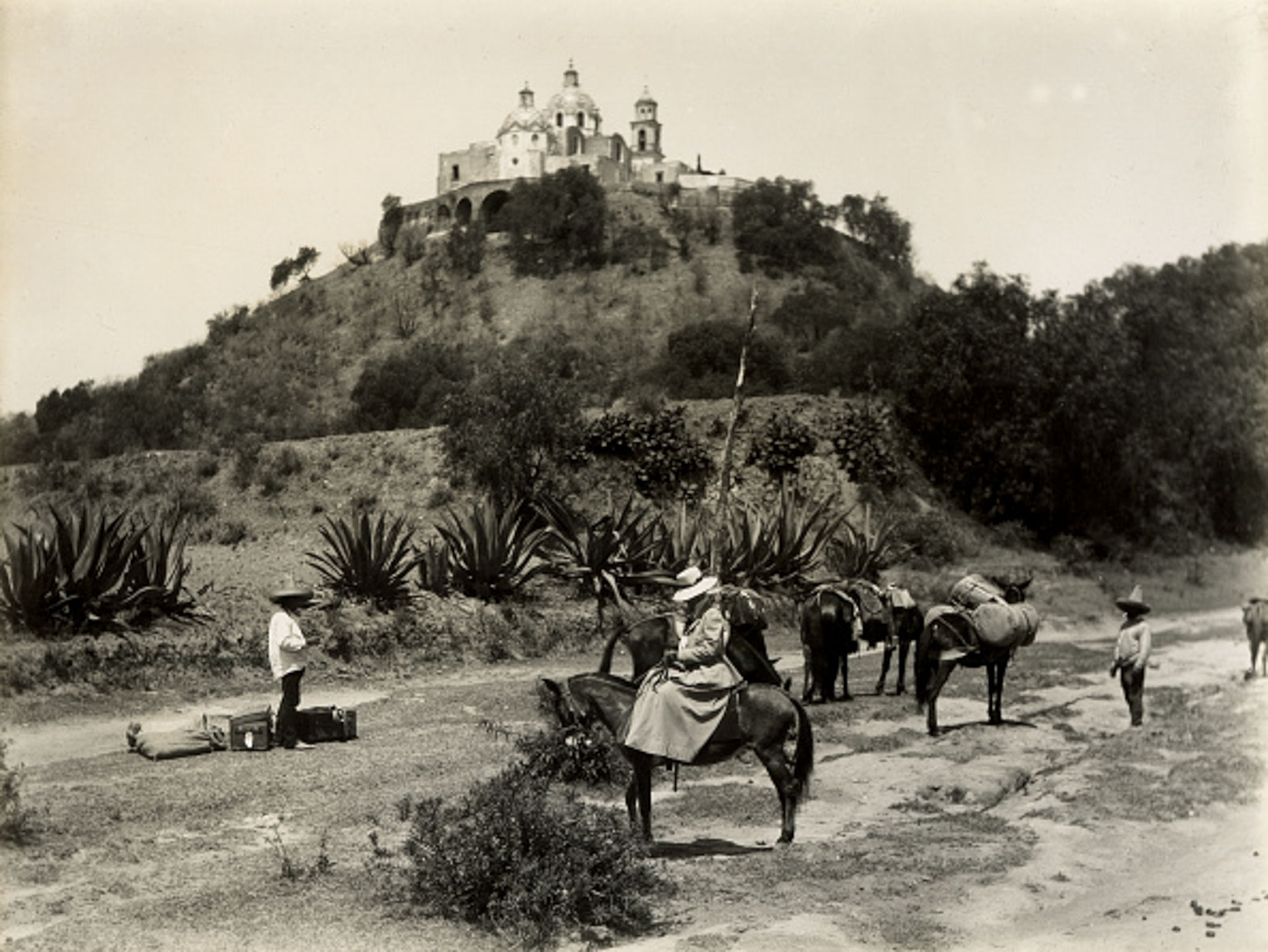 the Pyramid of Cholula in Mexico
