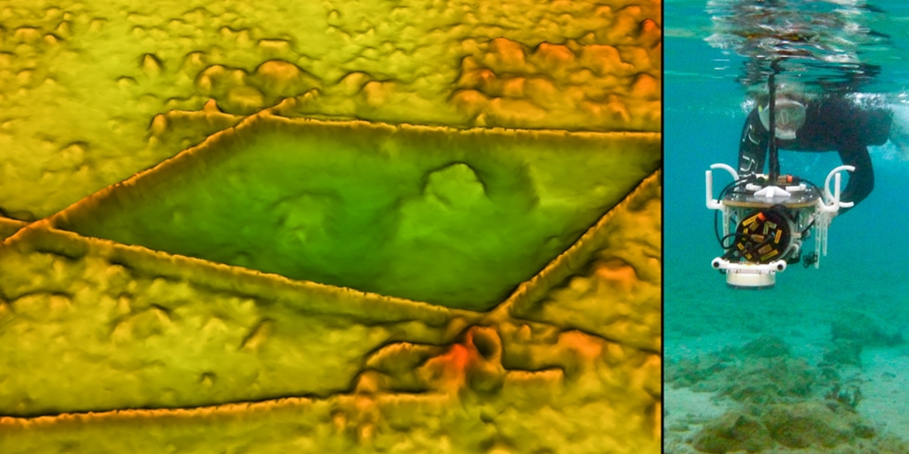 Underwater city picture: a 3-D image of Pavlopetri, first prize in the Extreme Imaging competition