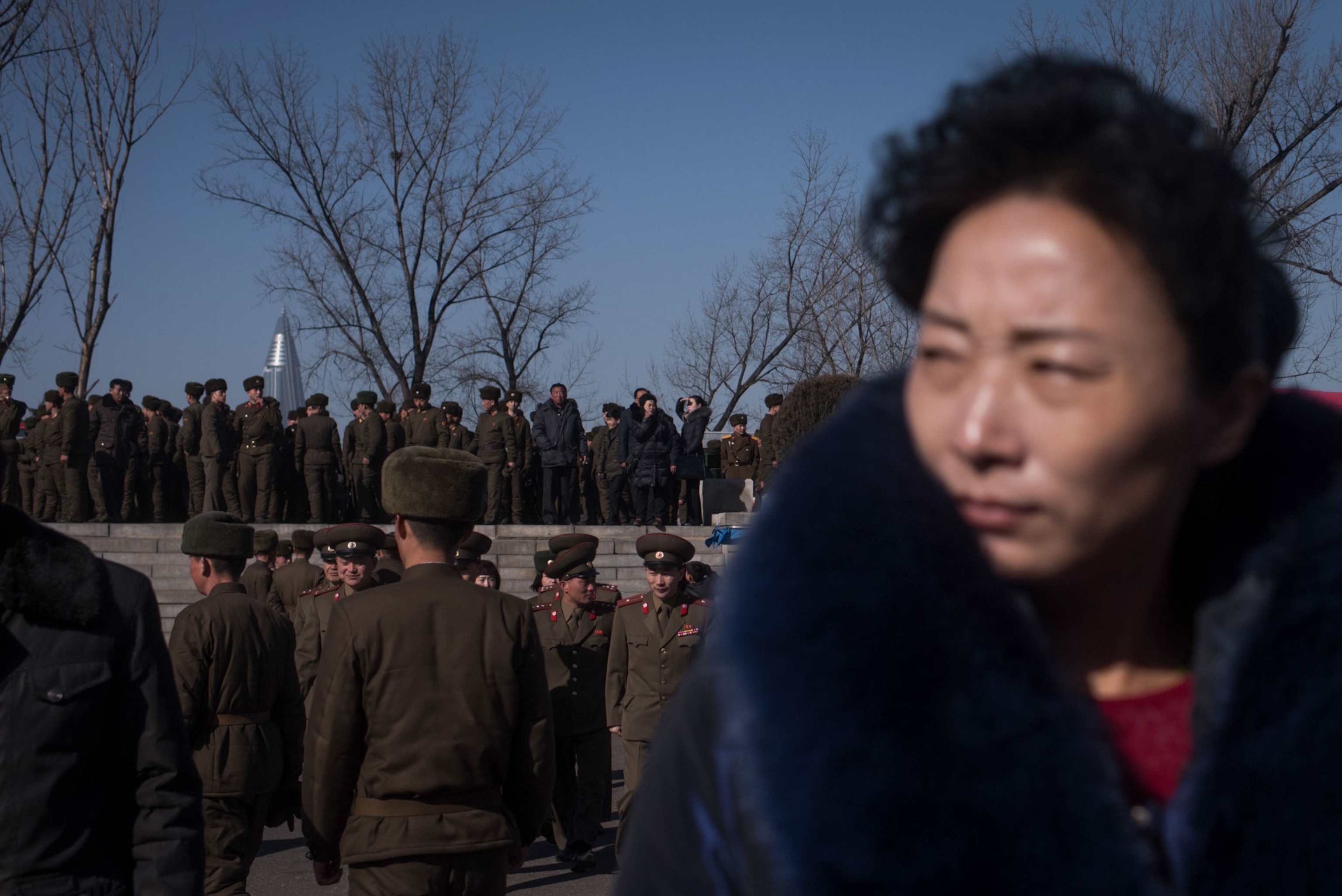a woman in North Korea