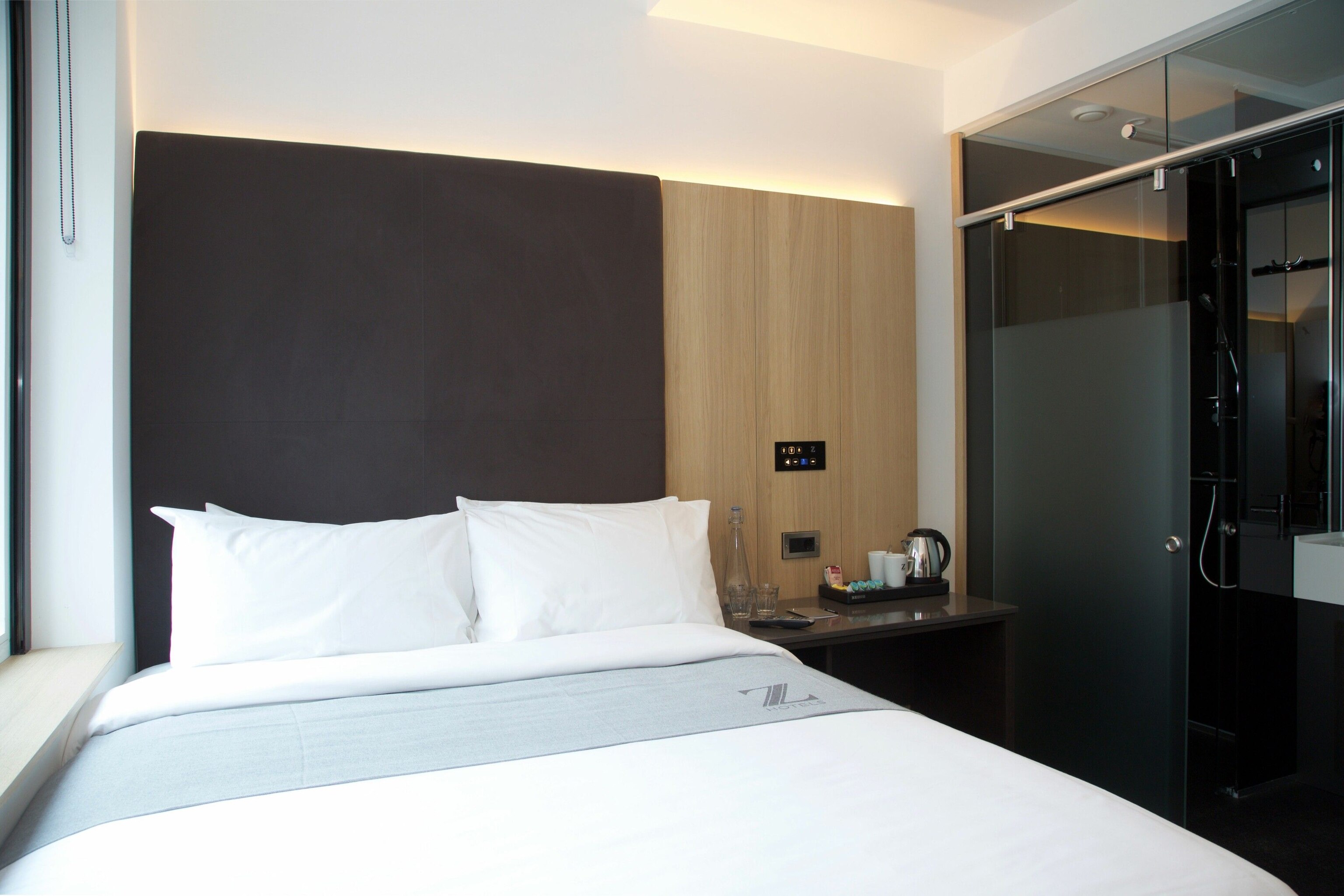 Set just off buzzy Old Street, Z Hotels' East London outpost has a smart, industrial-chic feel.