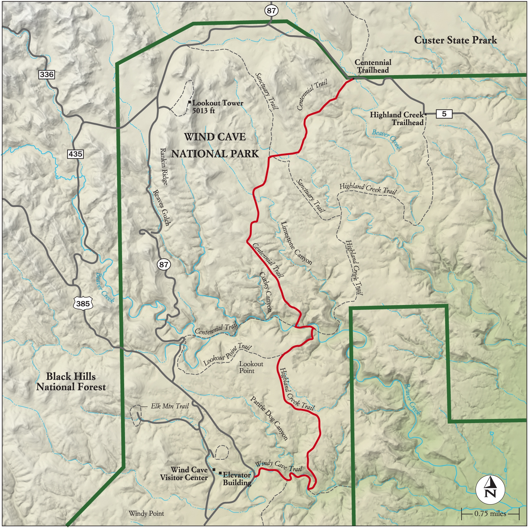 Best Wind Cave National Park Hike Trail Map National Geographic Best Wind Cave National Park Hike Trail Map National Geographic