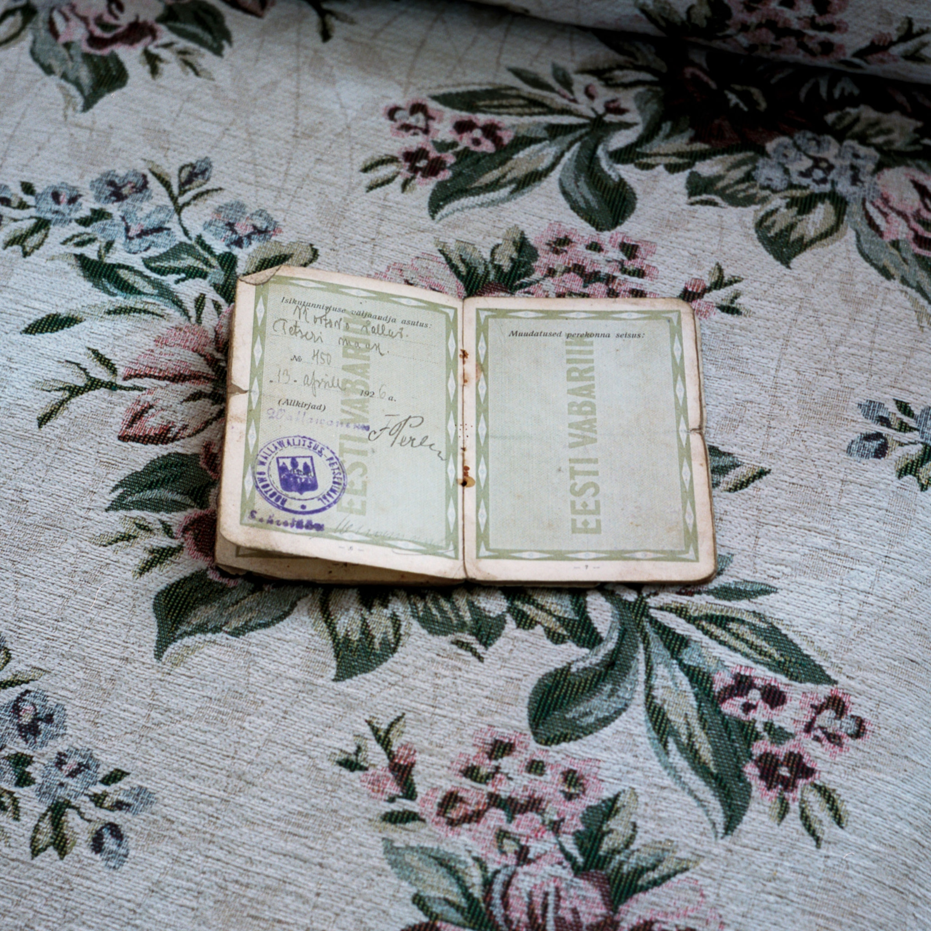 an old passport