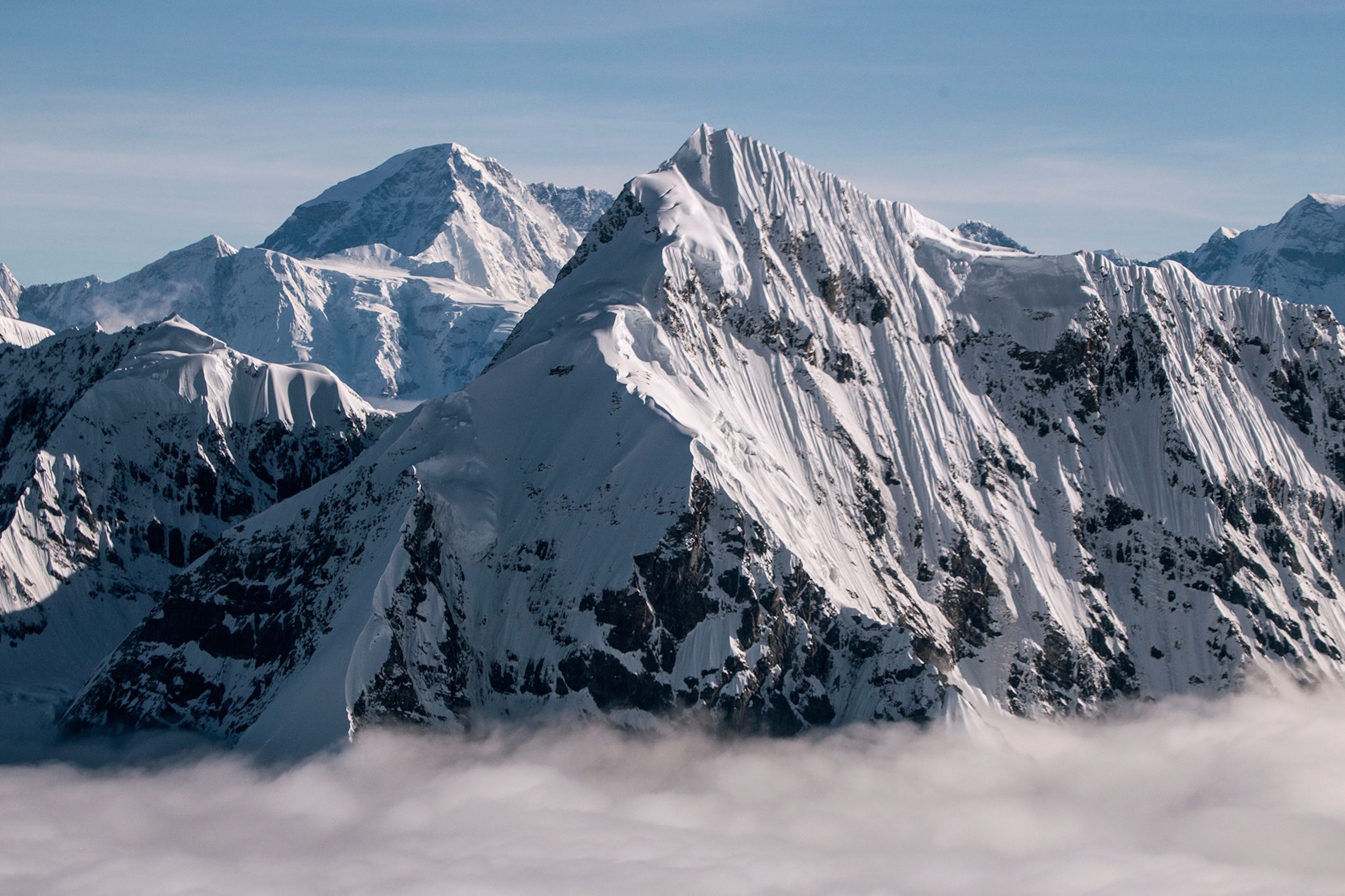 the snowcapped Himalaya mountain range, Nepal