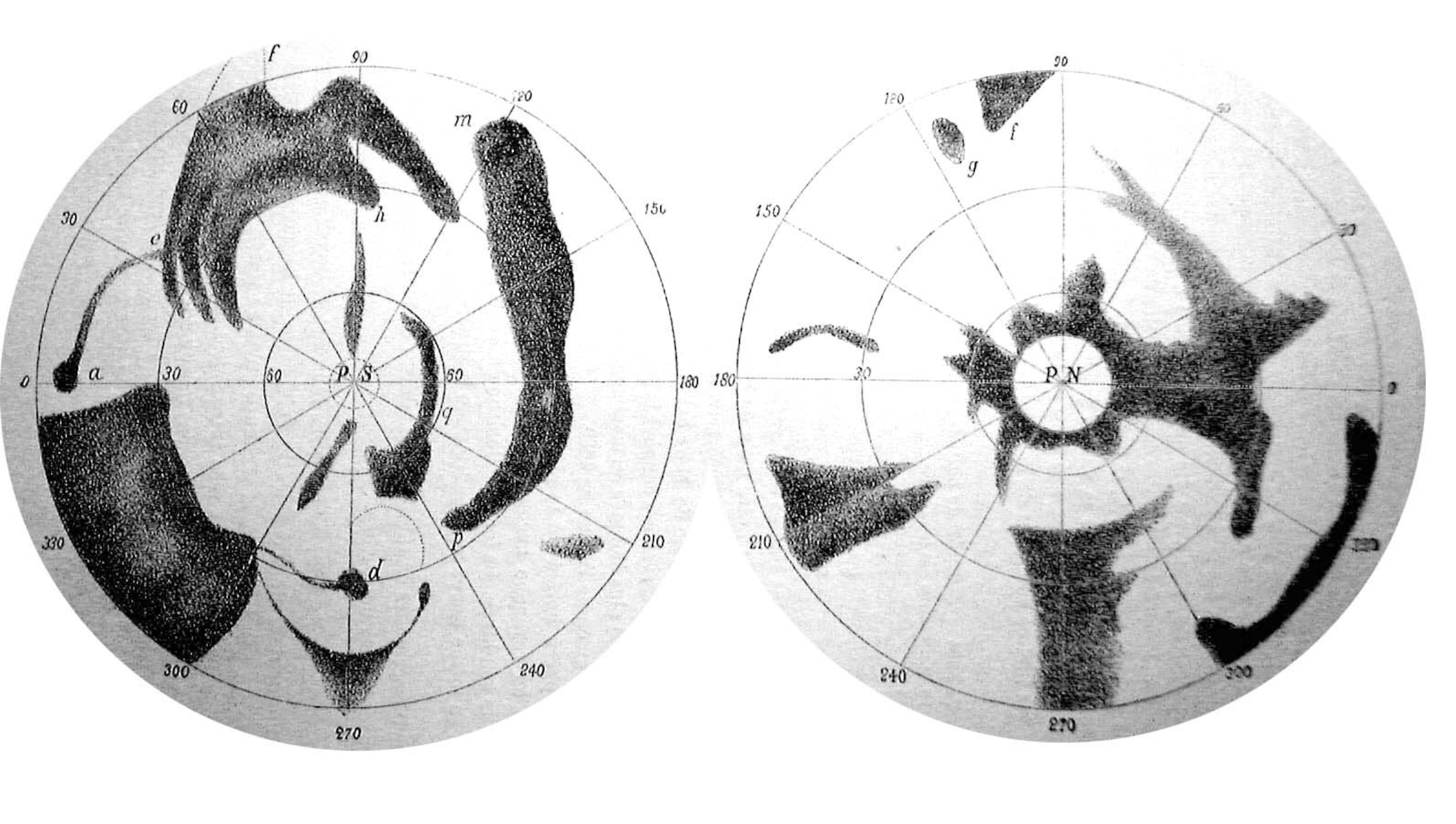a map of Mars from 1940