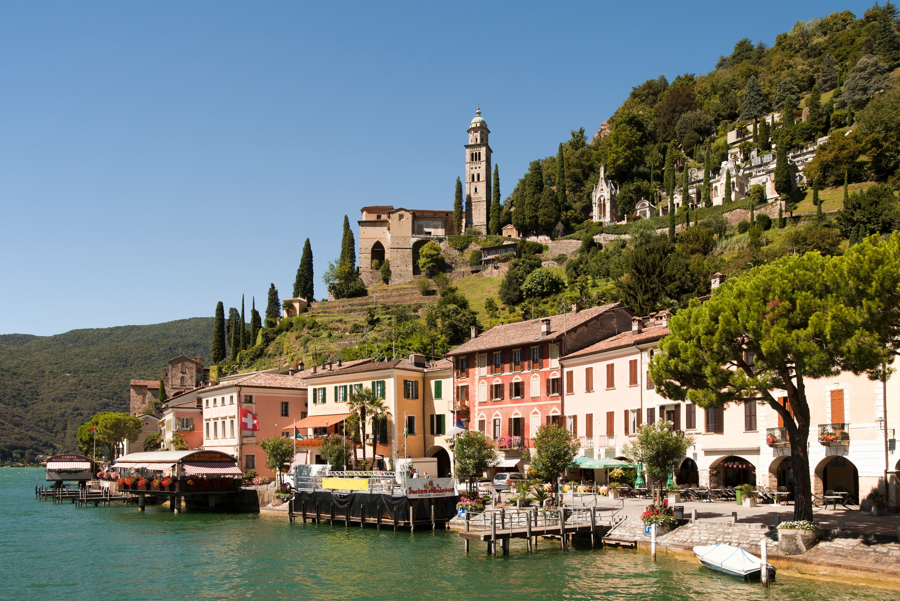 Morcote in Switzerland