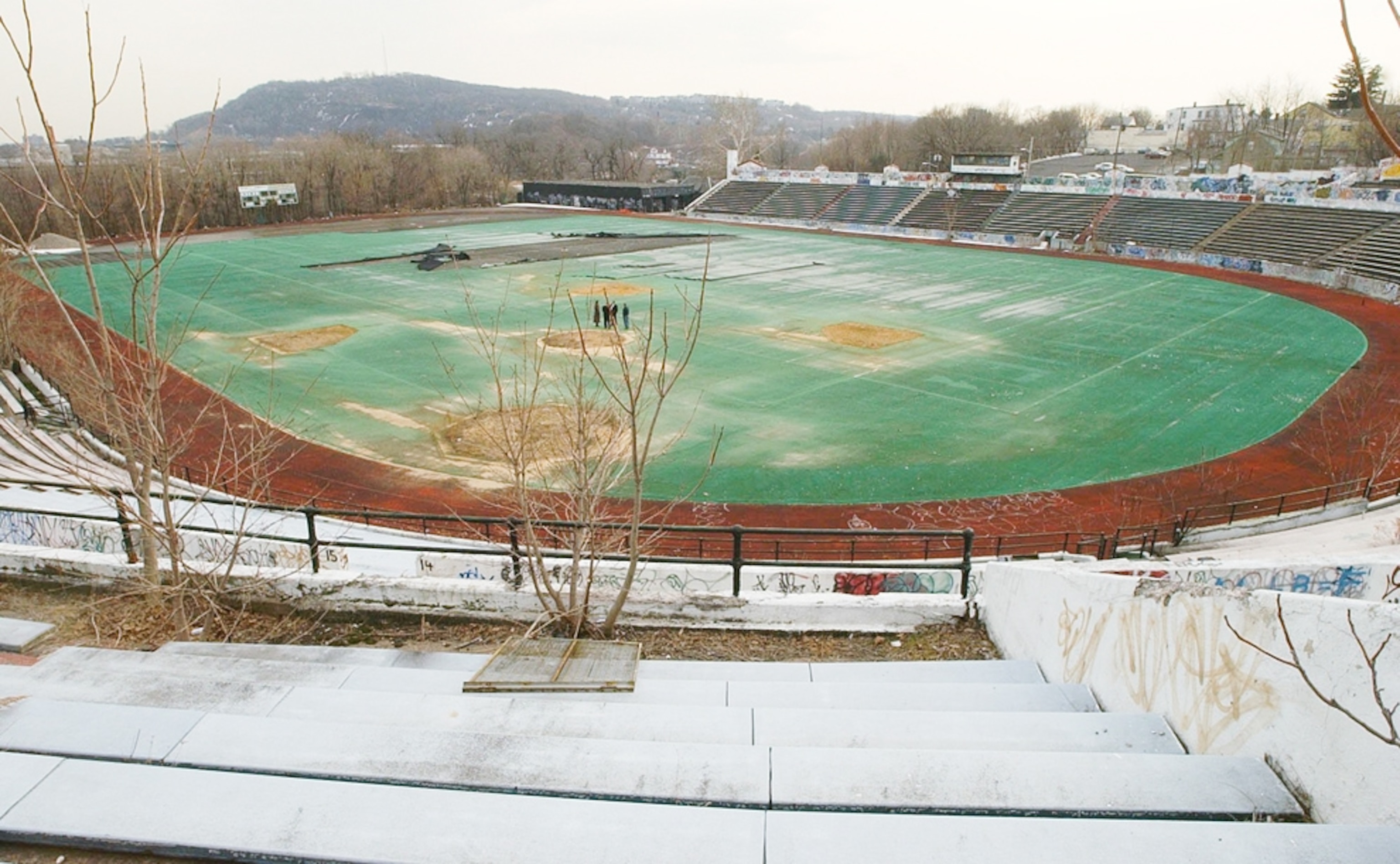 Hinchliffe Stadium, one of the National Trust for Historic Preservation's 11 most endangered U.S. historic sites for 2010.
