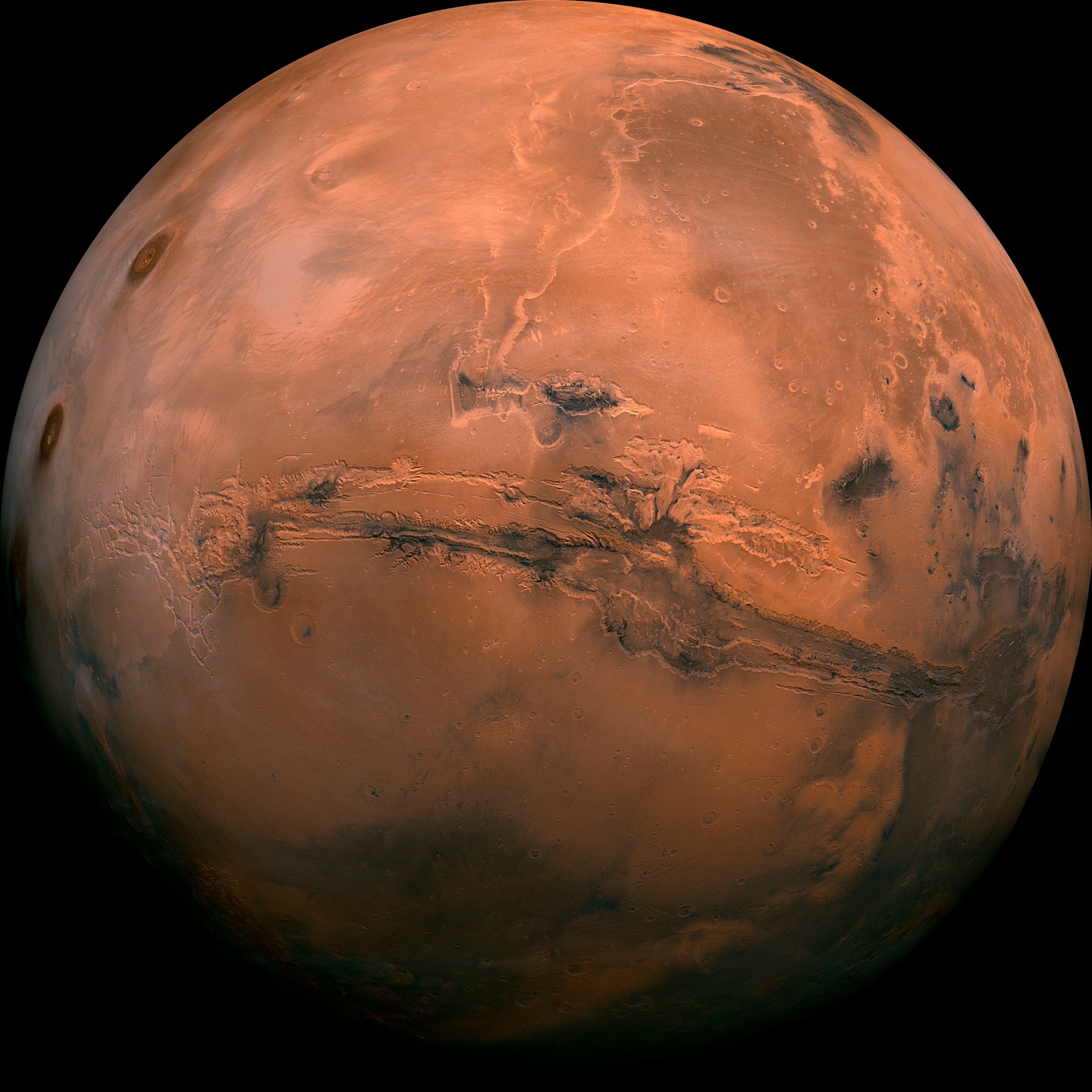 The planet Mars.