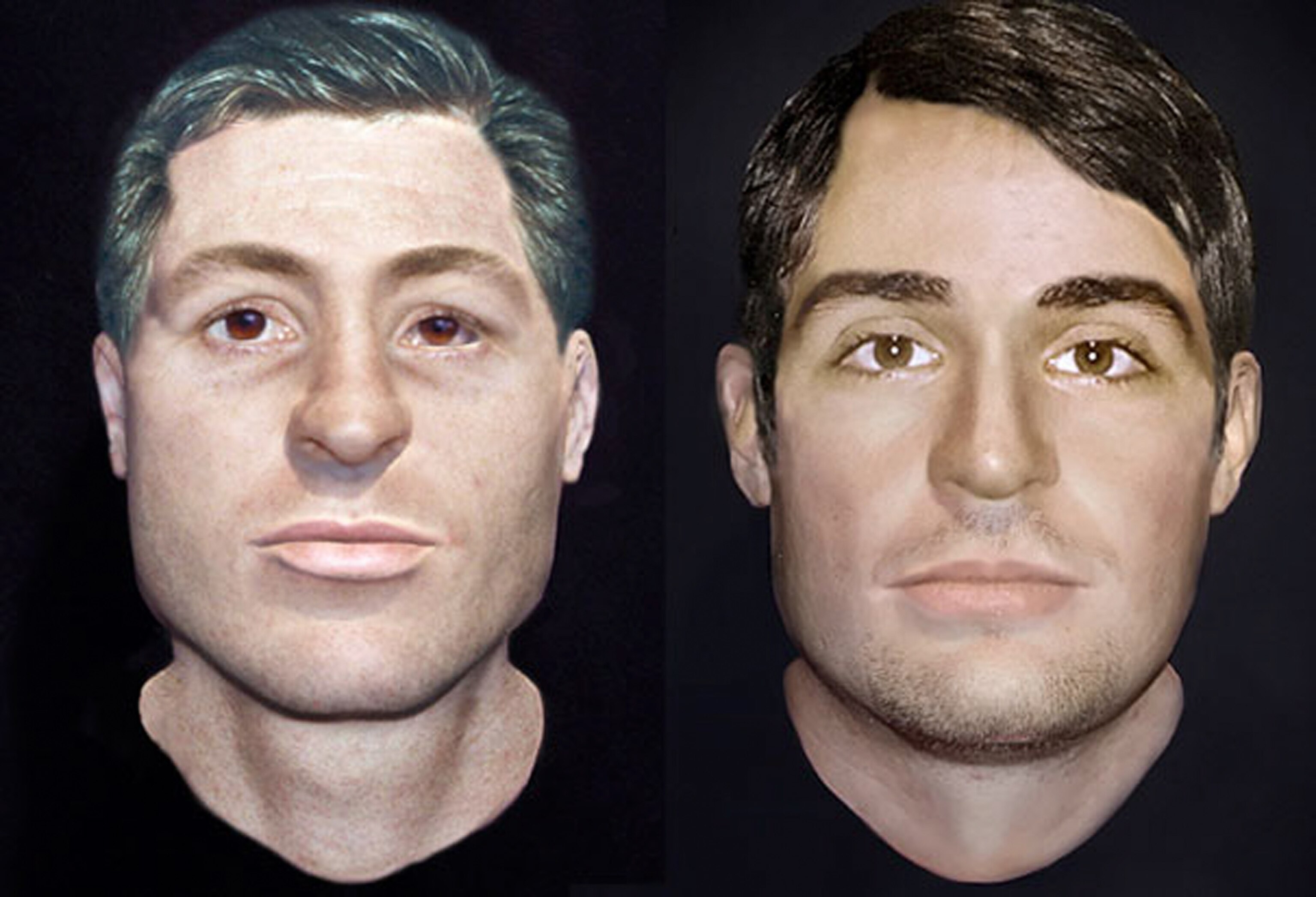 Facial reconstructions for two U.S.S. Monitor sailors.