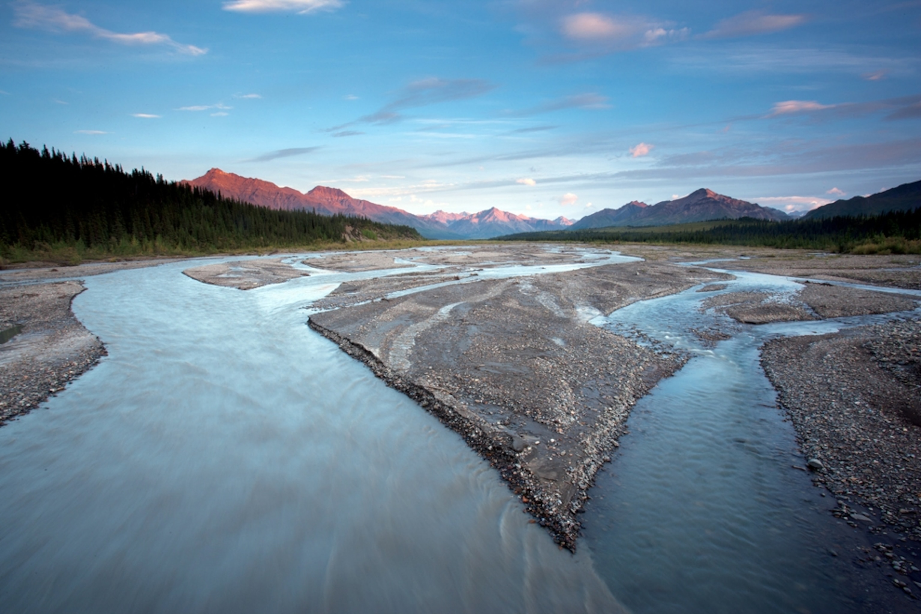 Teklanika River in Alaska