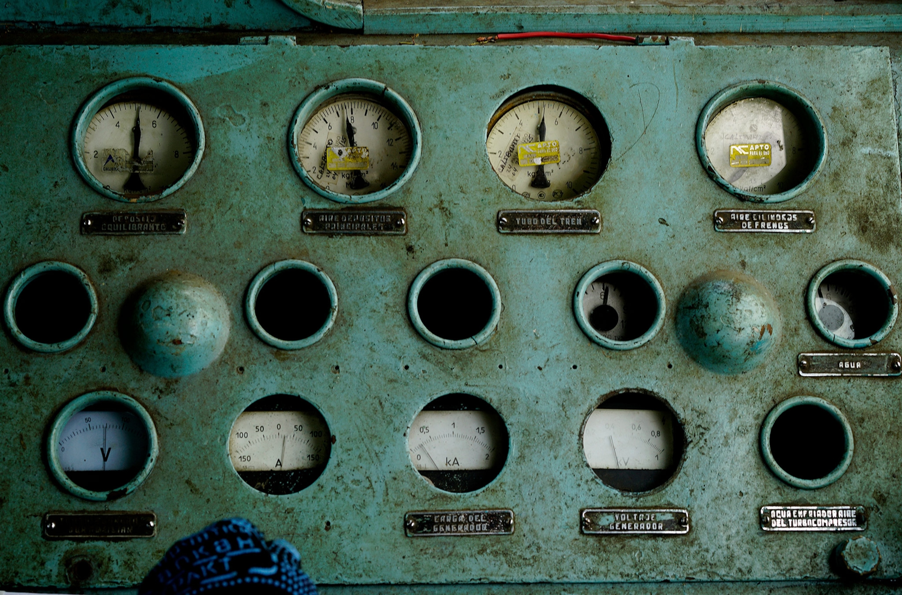 passengers on a train in Cuba