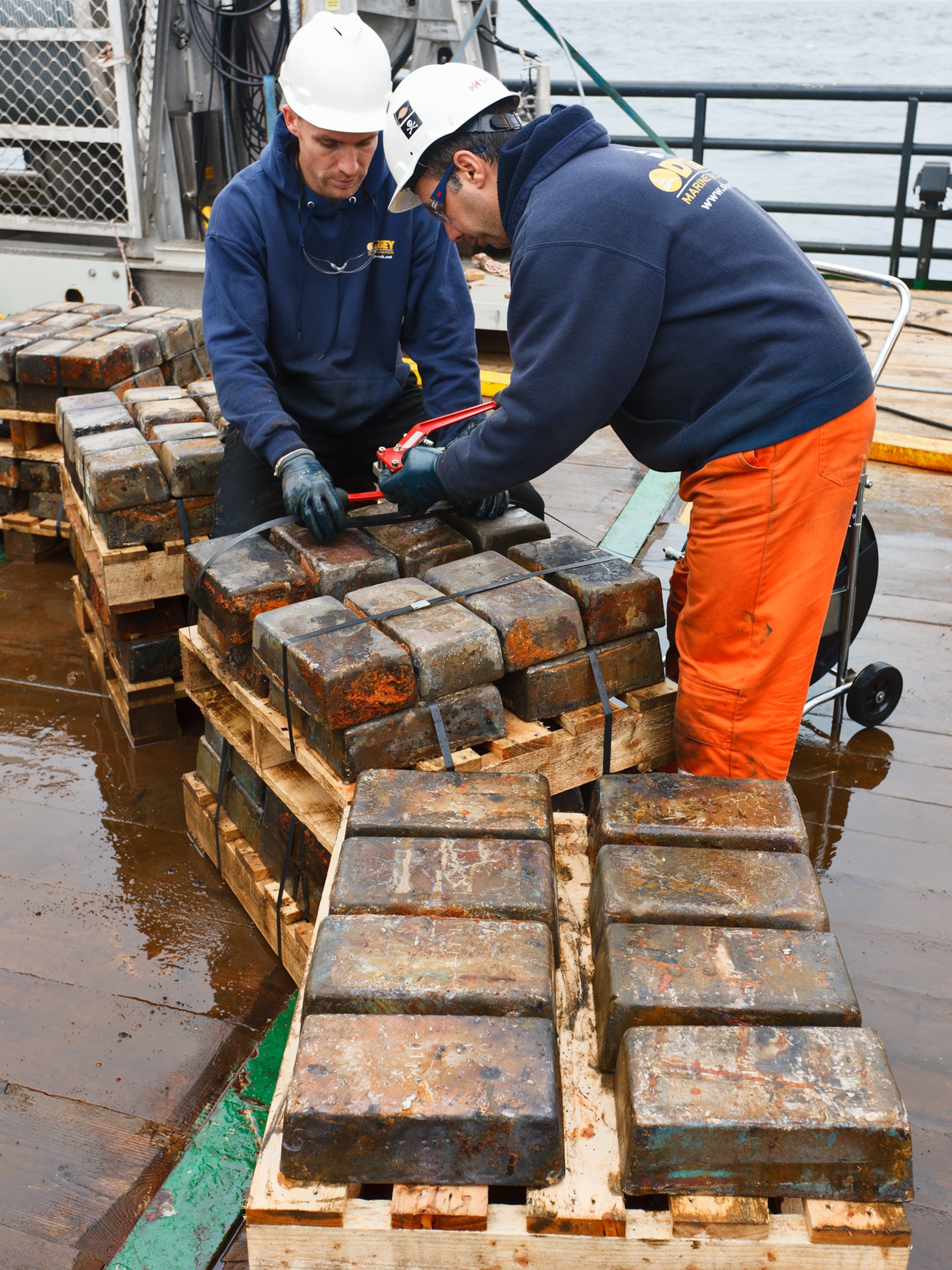 Silver picture: bullion from the Gairsoppa shipwreck surfaces