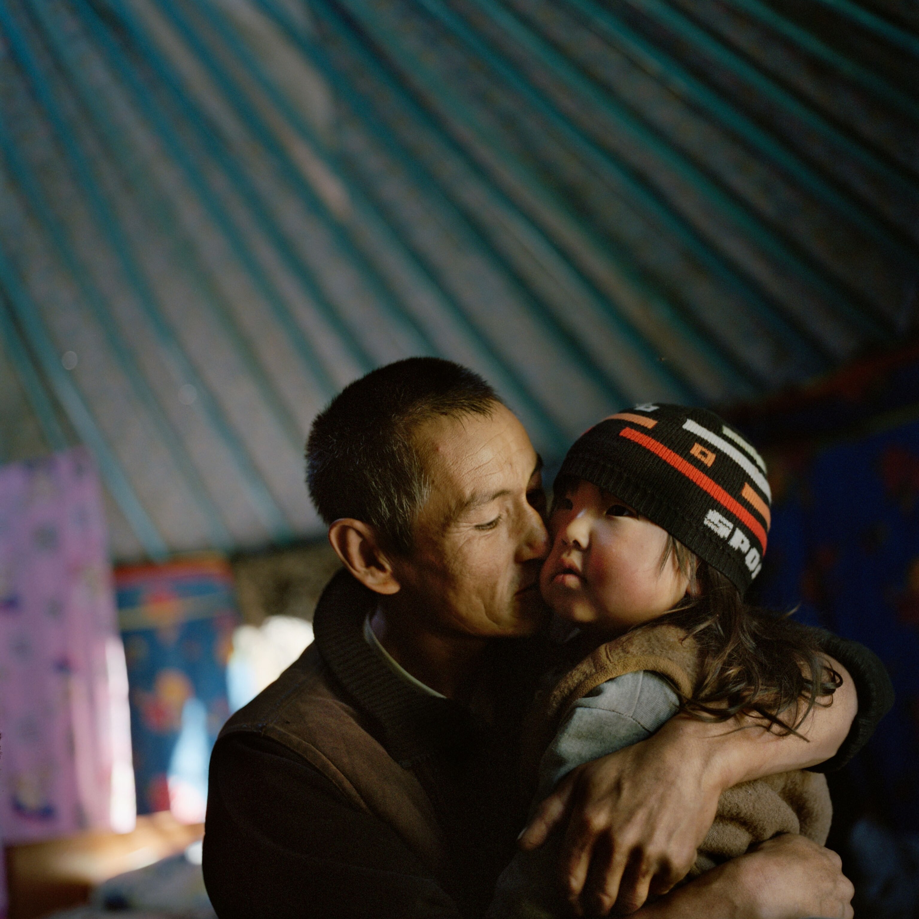 a father and his daughter in Russia