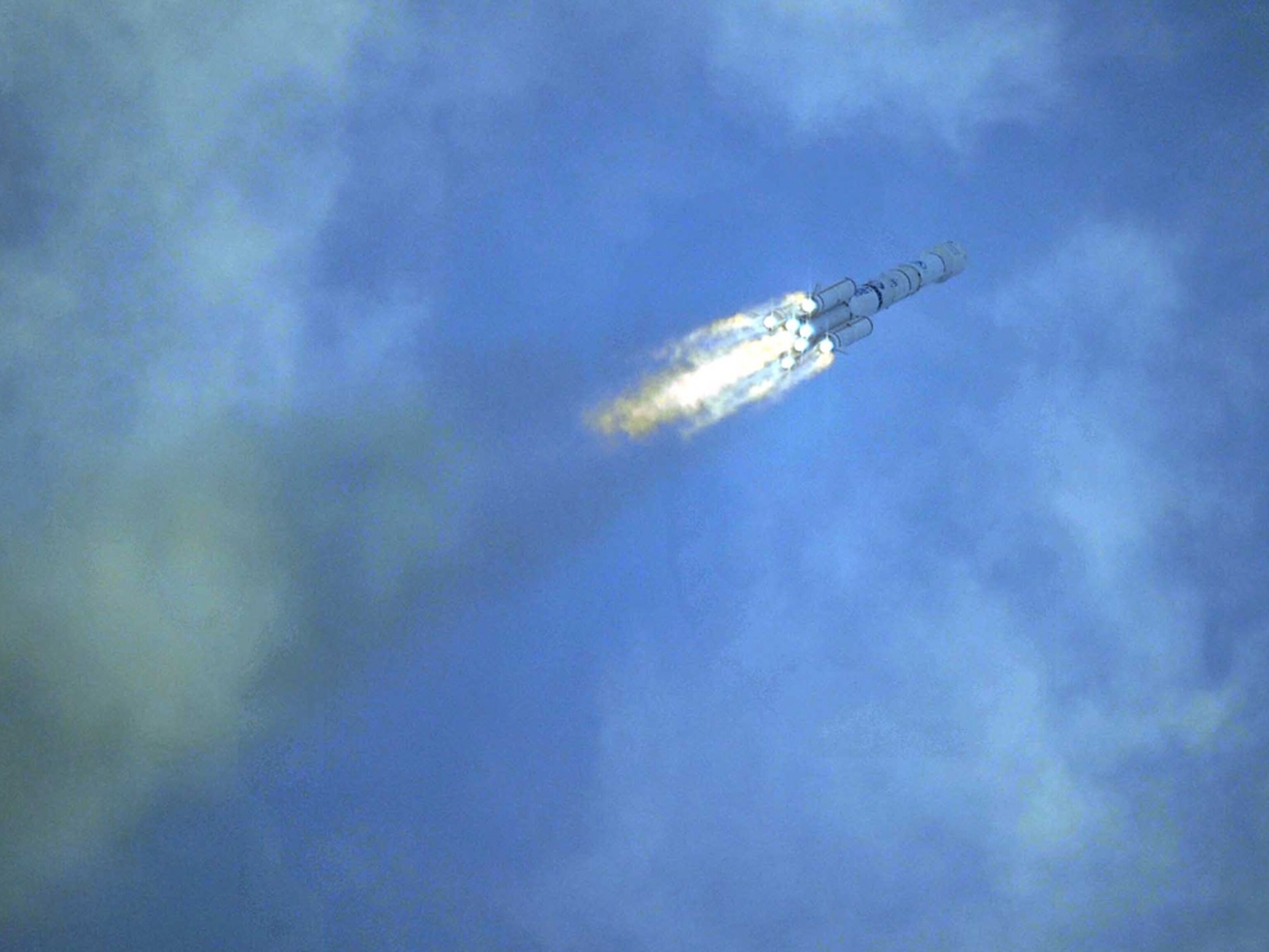 Rocket picture: W3C communications satellite launched into space