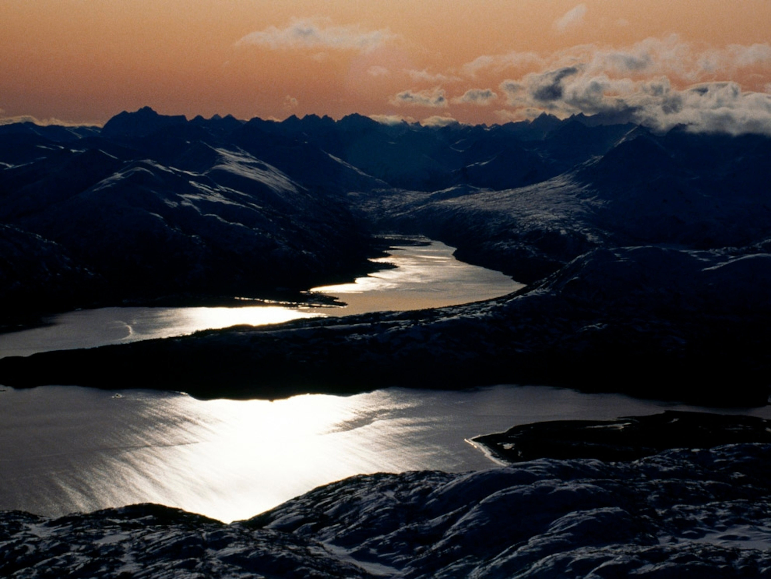Winter sun on Ugak Bay