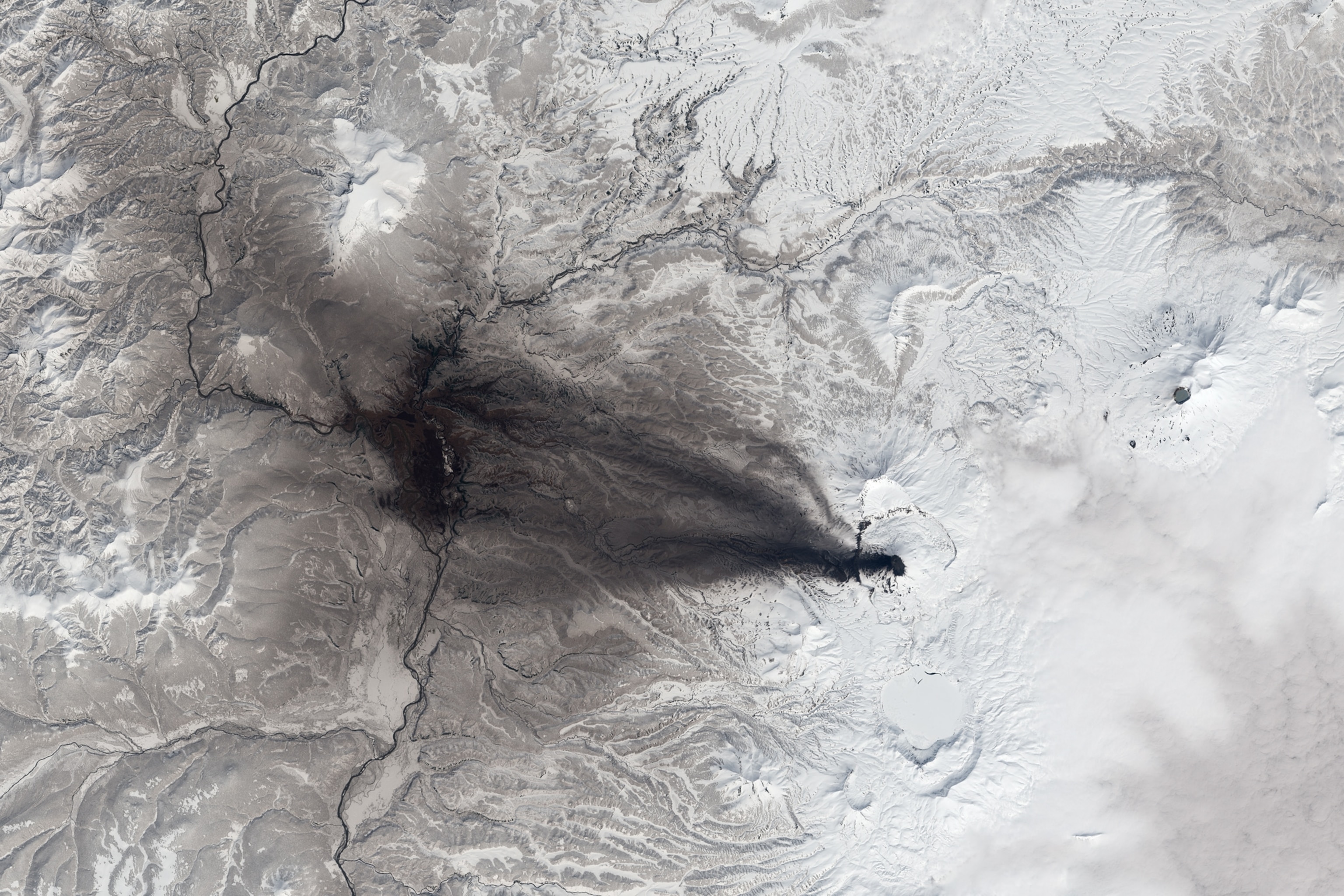 Week in Space 248 - A picture of Karymsky Volcano.