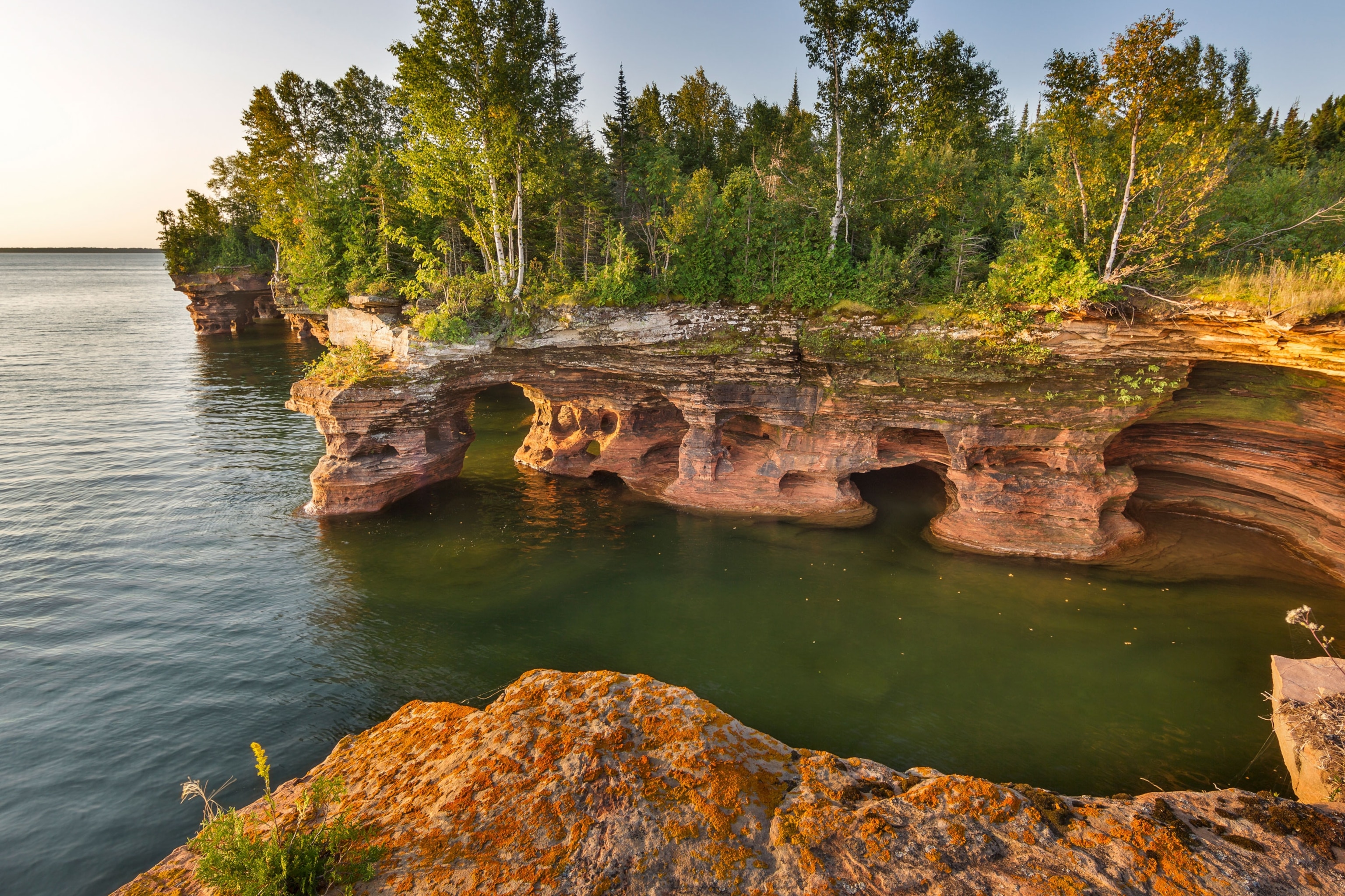 a lake in Wisconsin