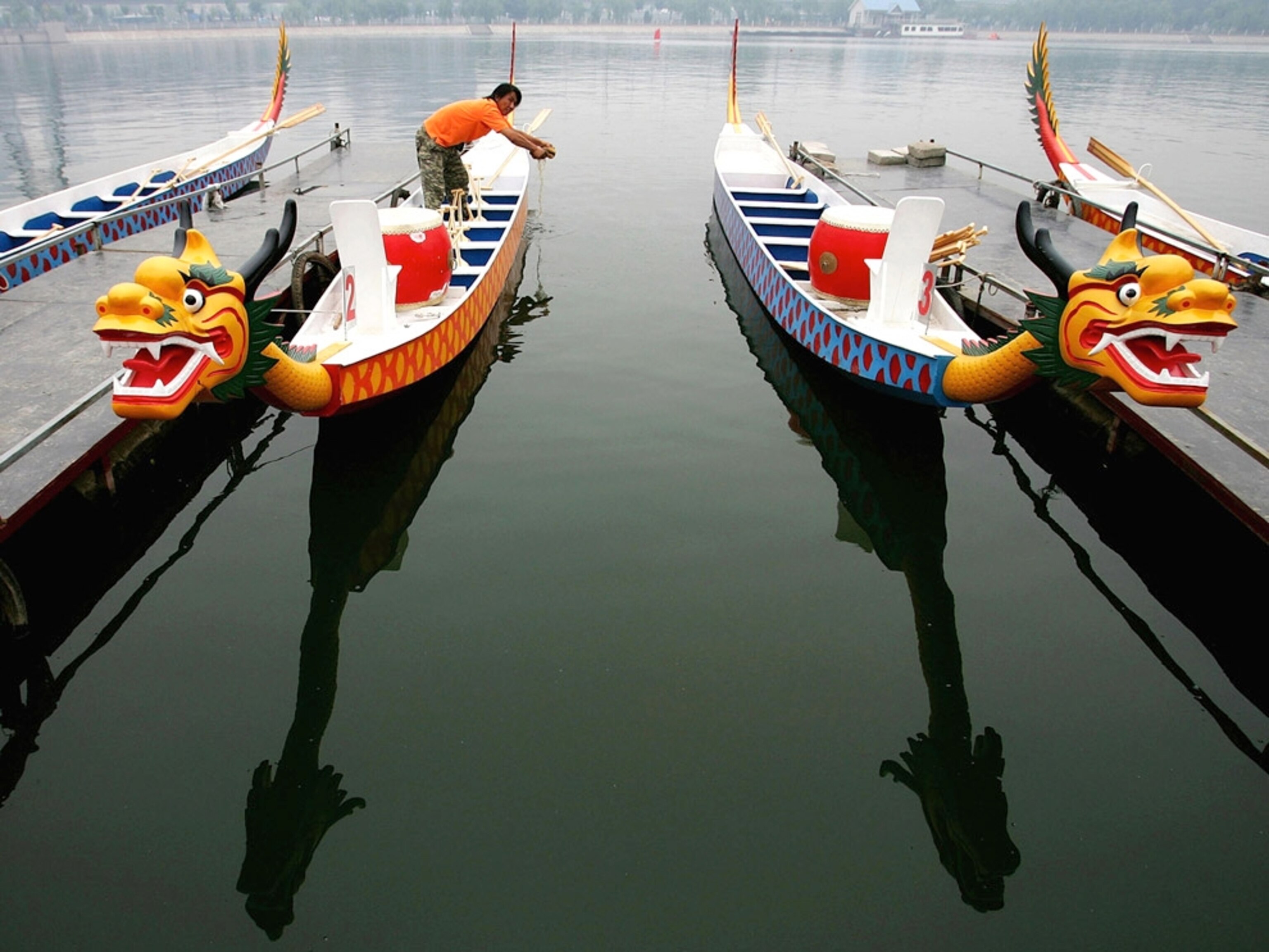 Dragon boats