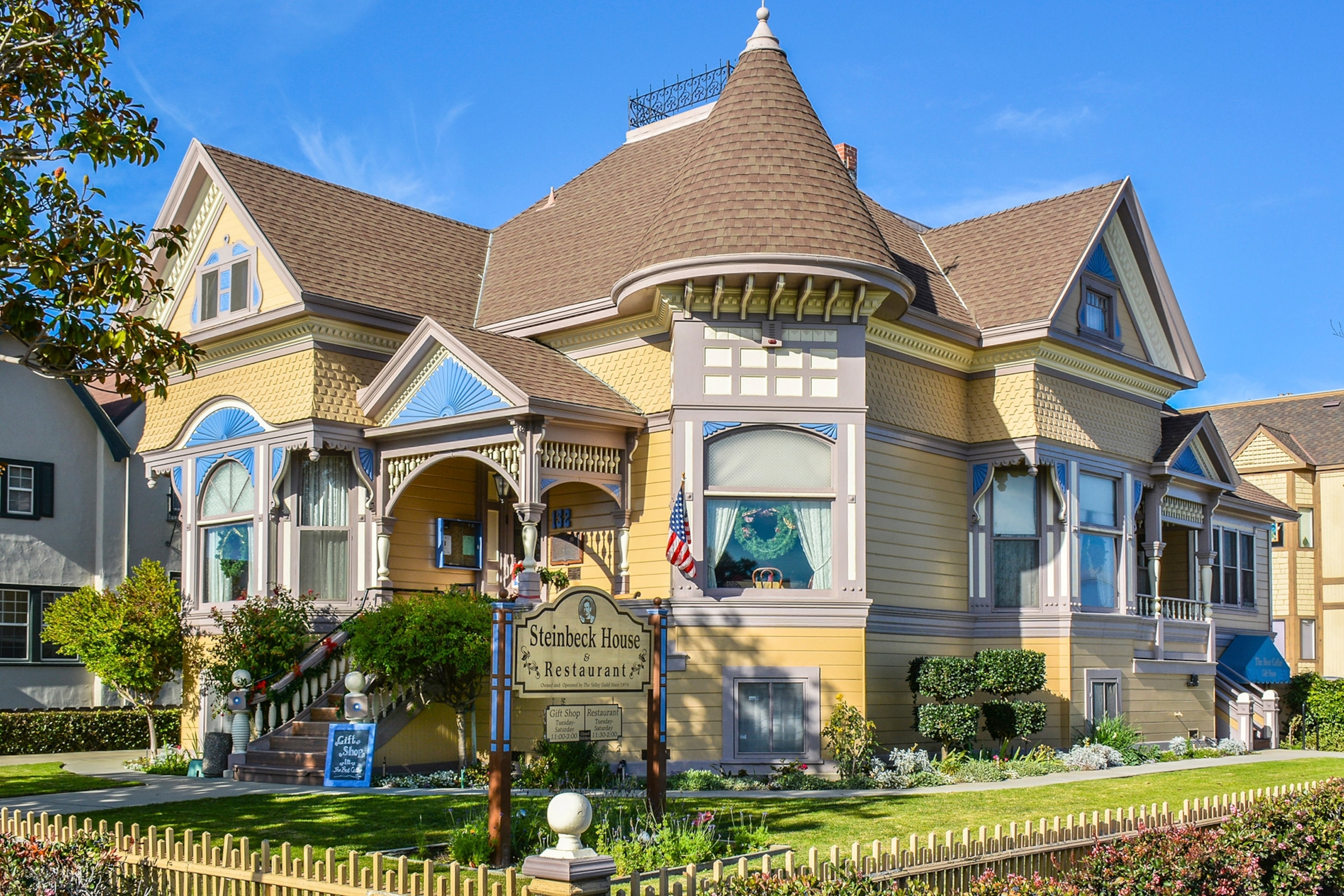 the childhood home of John Steinbeck in Salinas, California