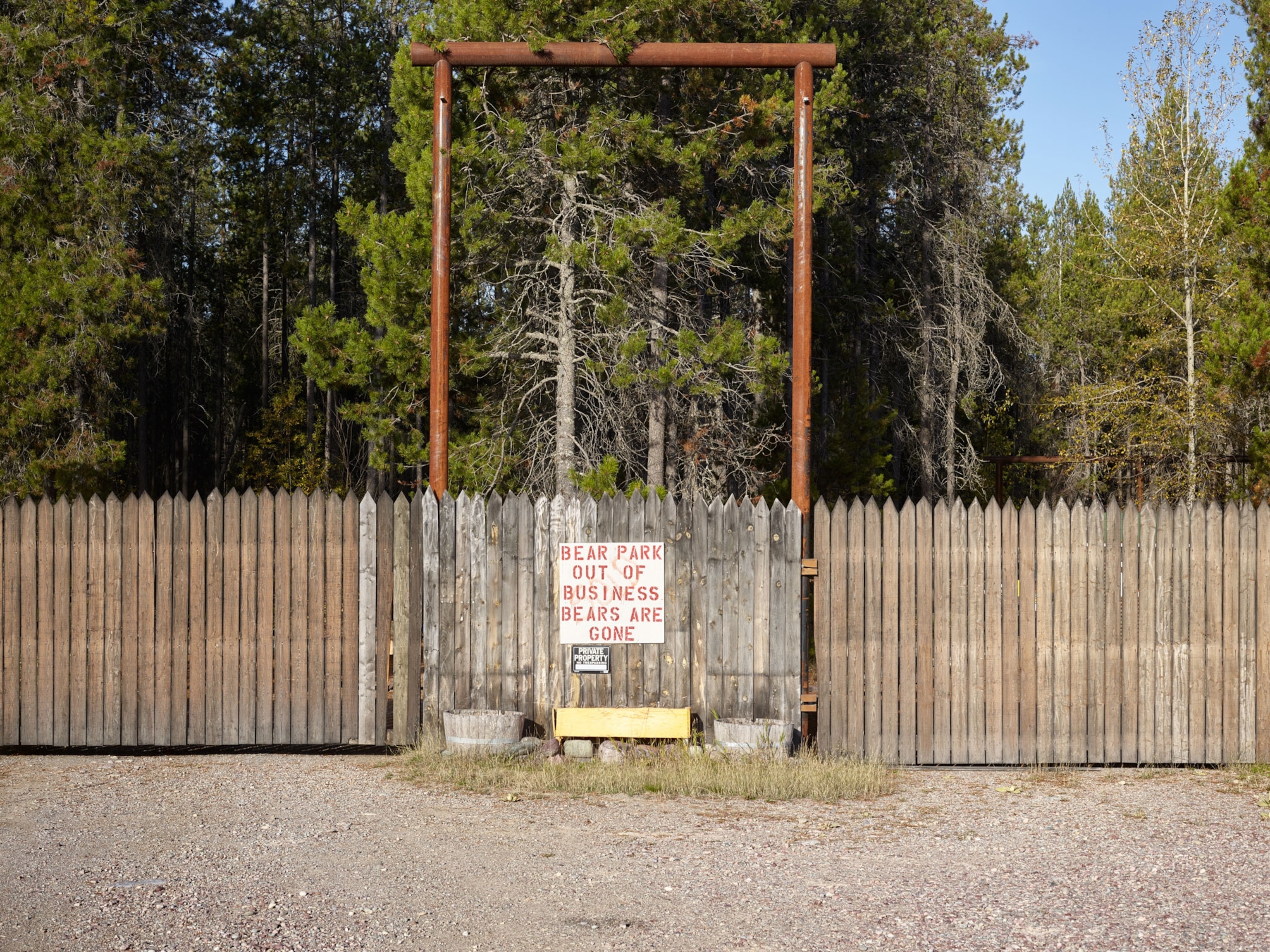 sign in Coram, Montana