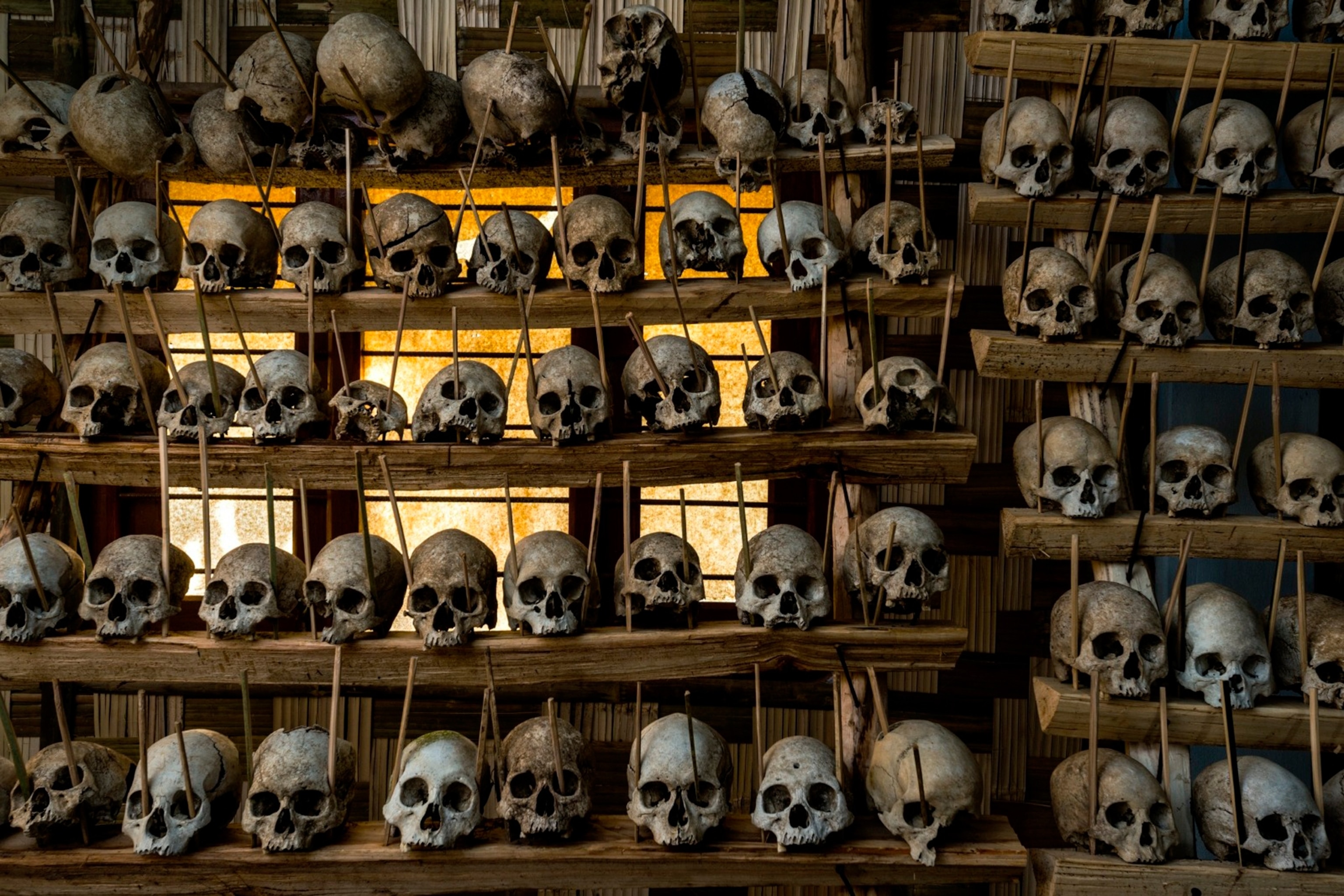 naga headhunter skulls