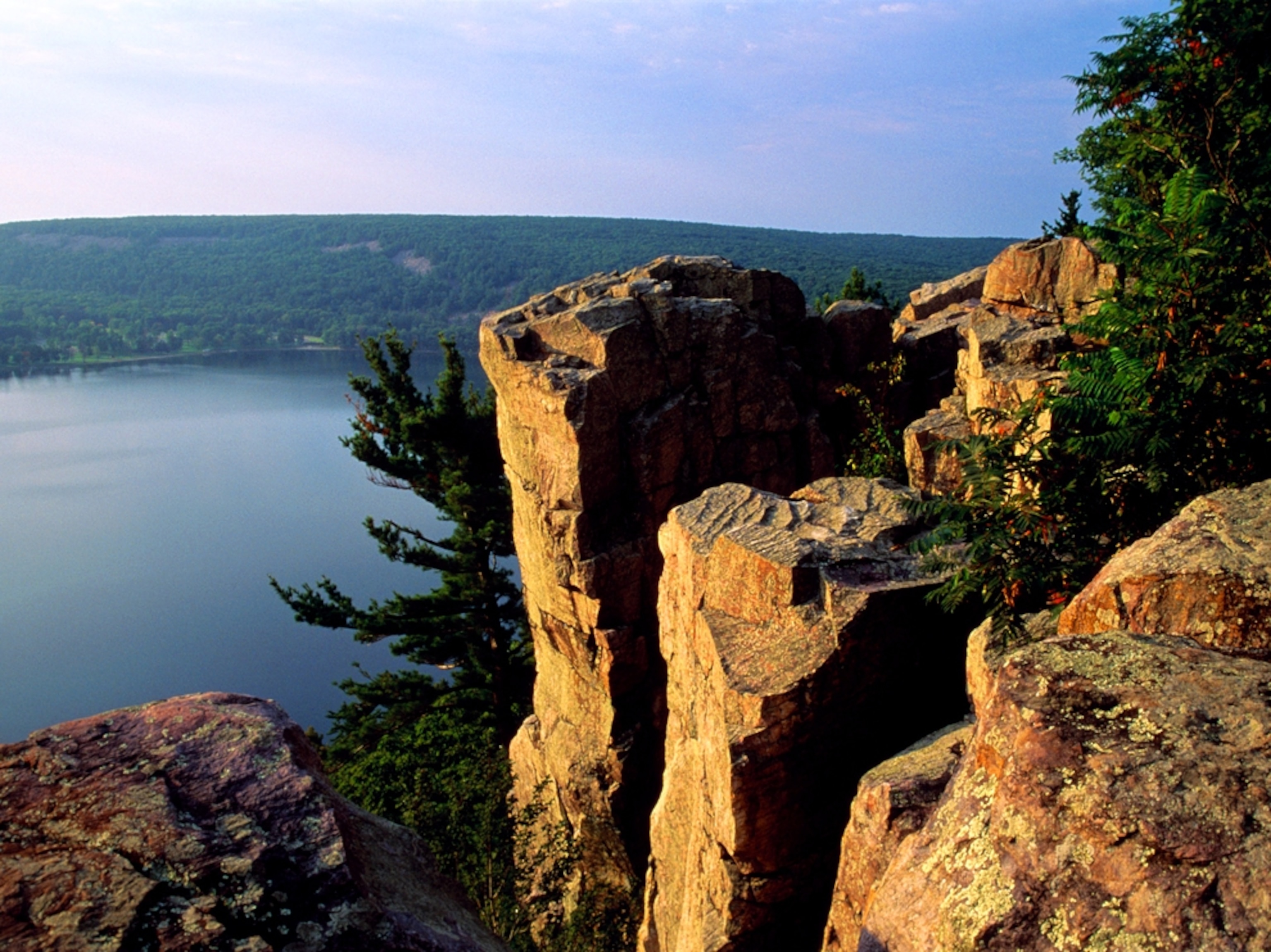 a scenic view on the Ice Age Trail