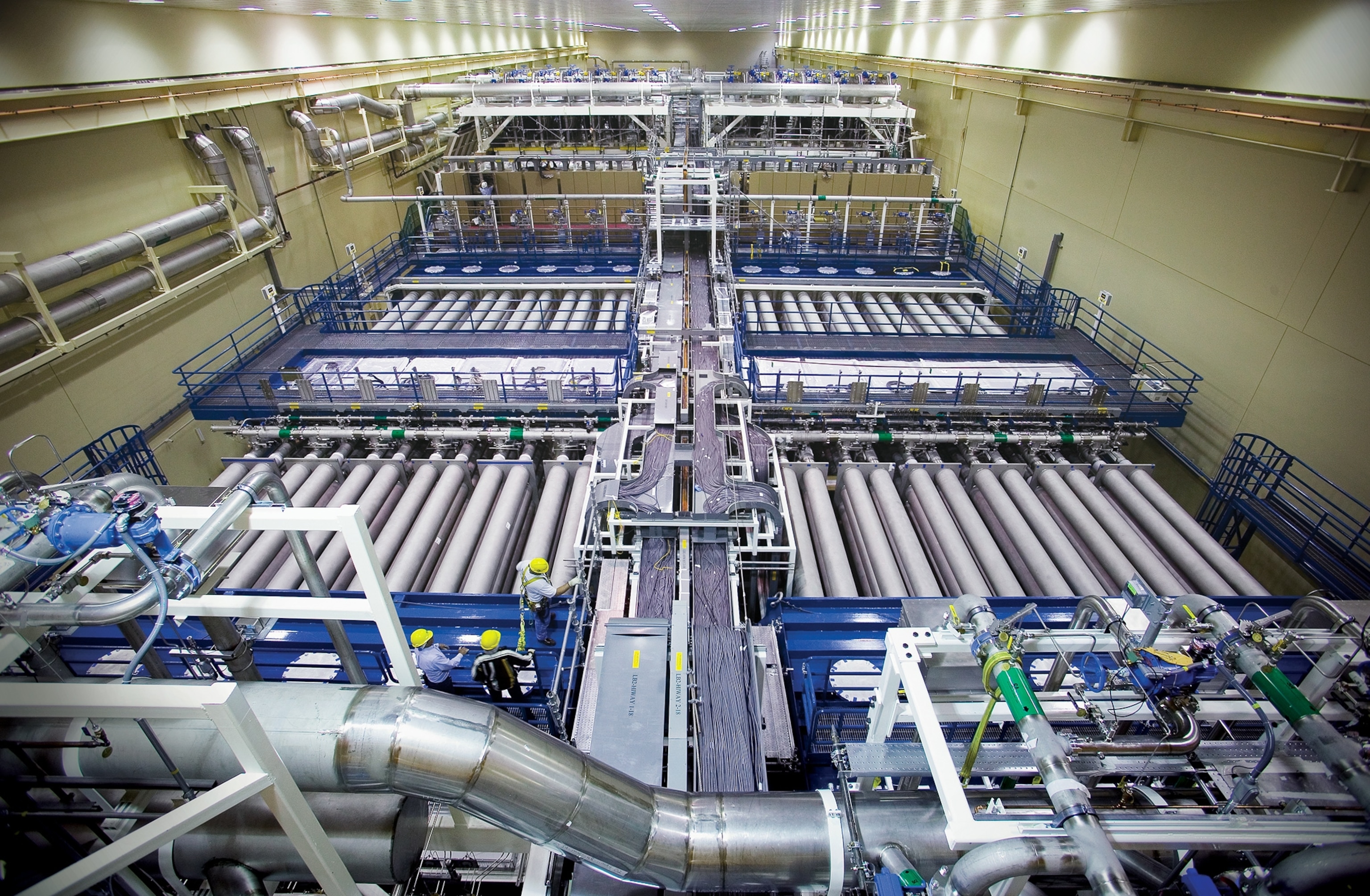 Laser bays picture - inside the National Ignition Facility