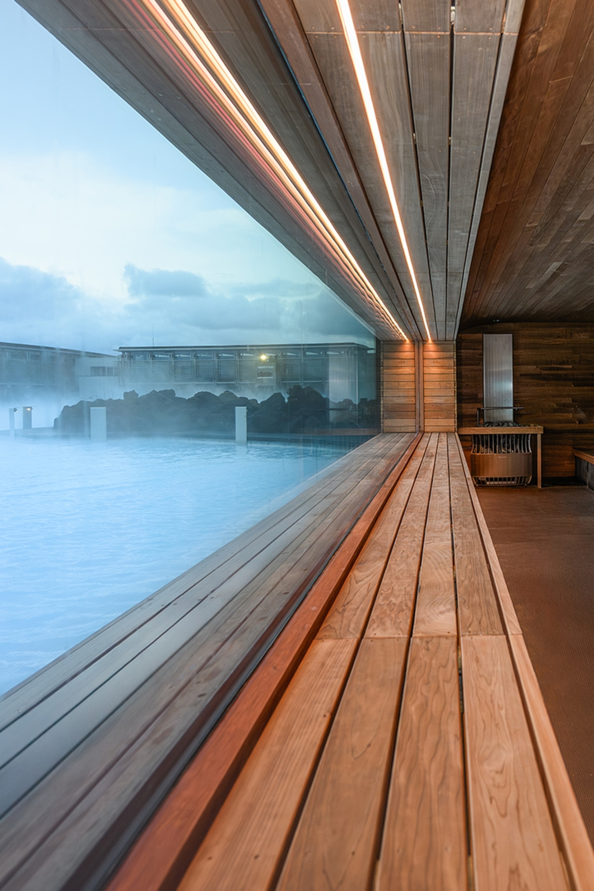 Sauna at the Blue Lagoon
