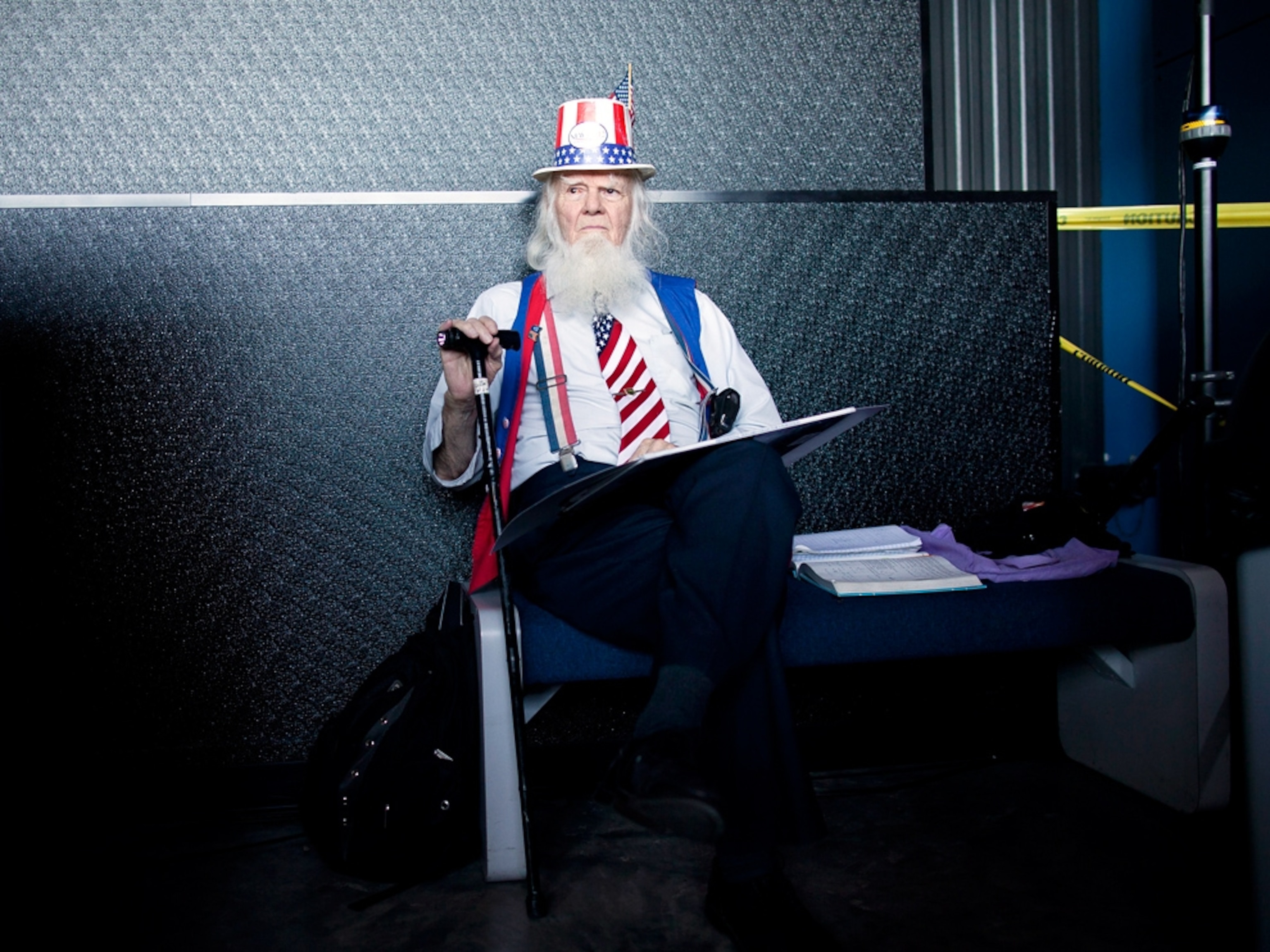 Republican campaign picture: Uncle Sam look-alike