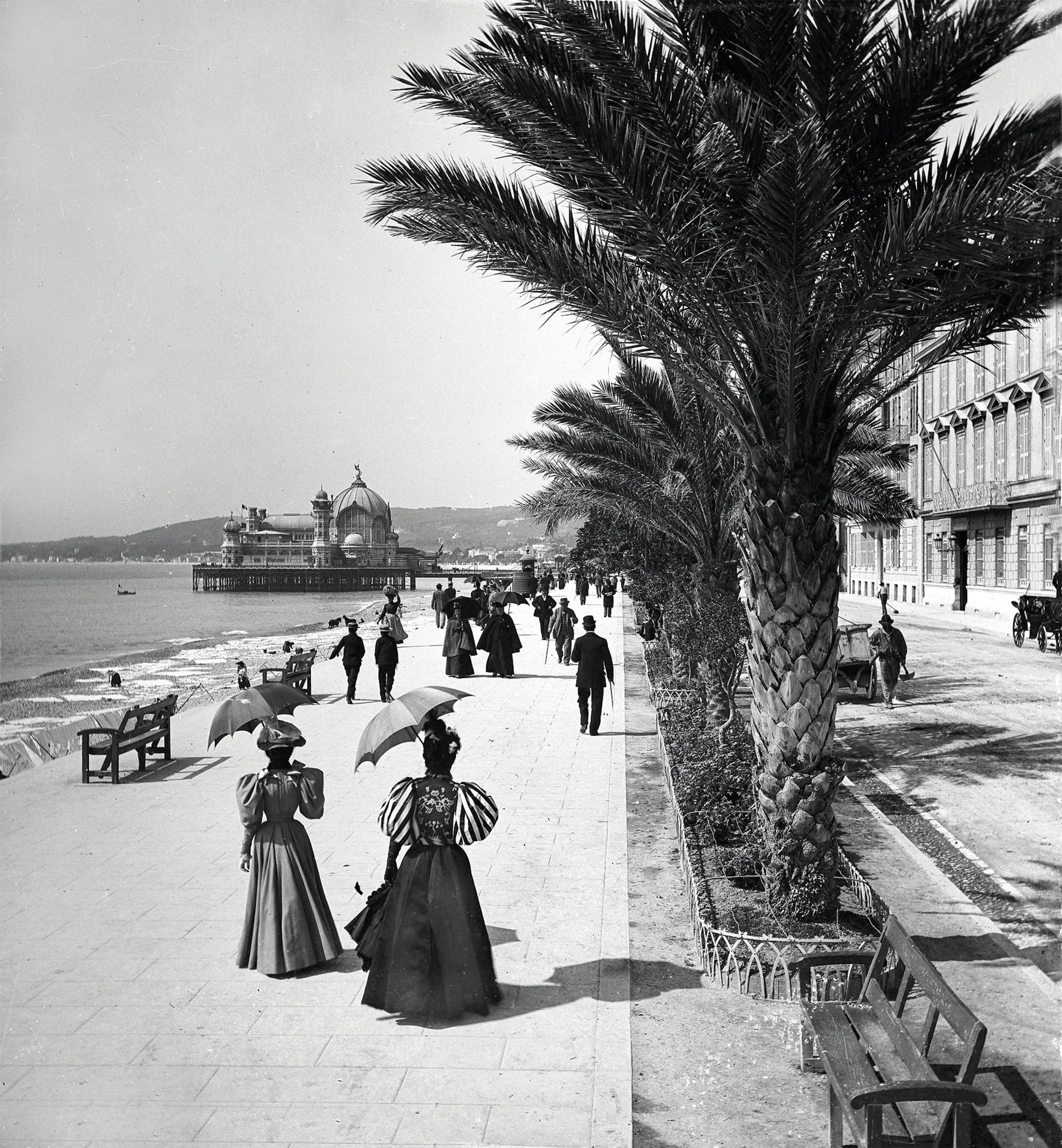 Nice is pictured in 1896.