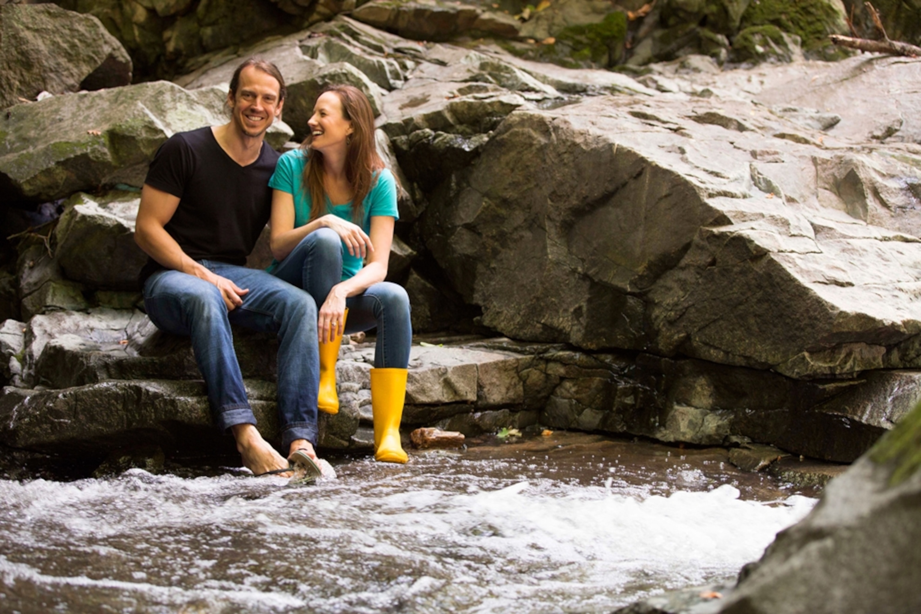 Kip Patrick and Liz Zipse in Glen Echo Park, Maryland
