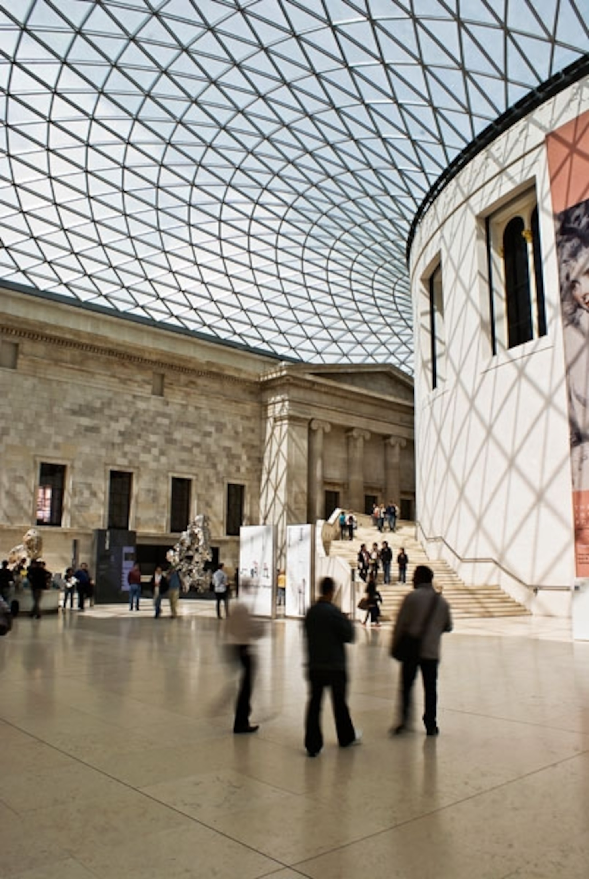 The ceiling of the British Museum