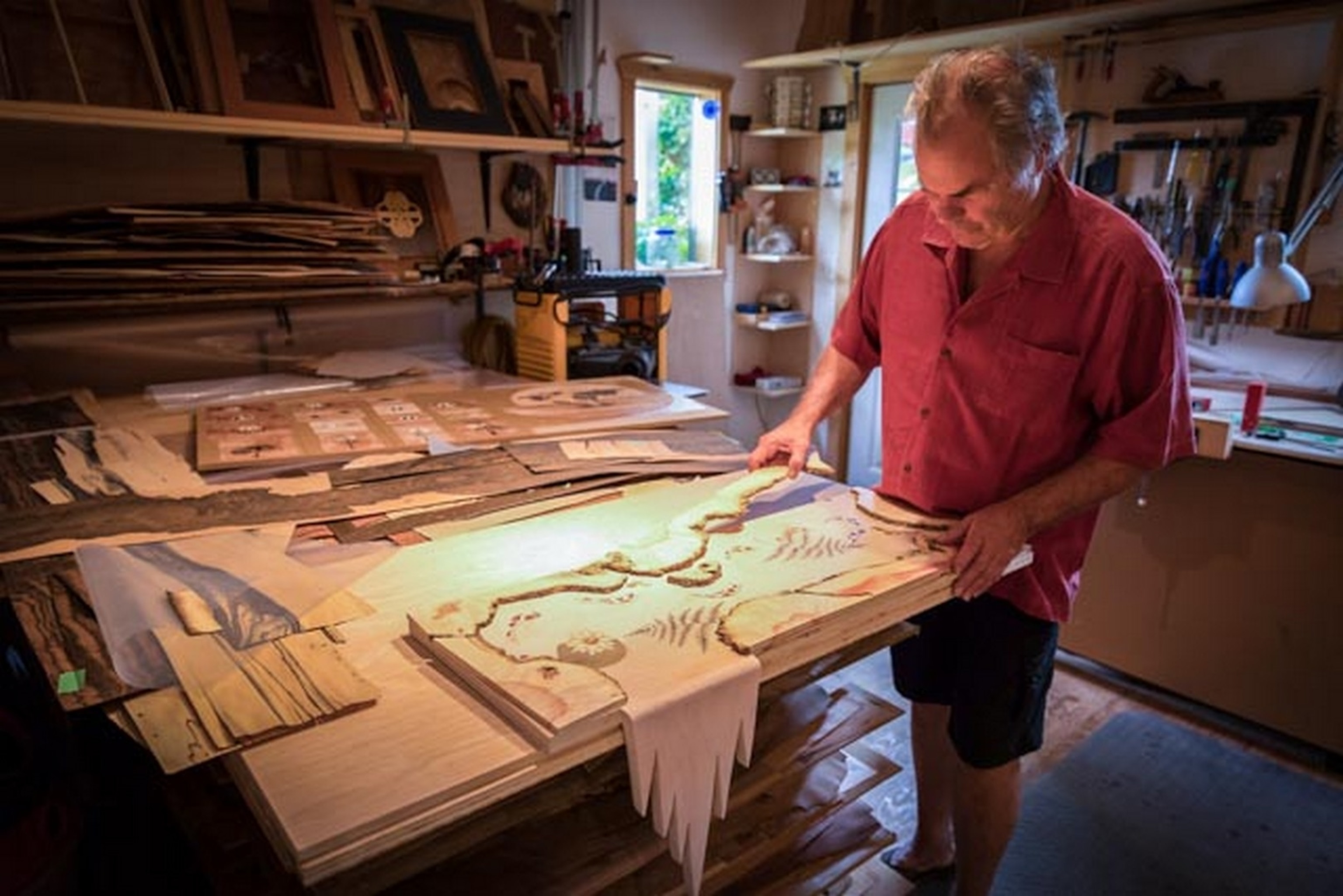 Stephen Haigh master in the field of Marquetry international claimed Ontario