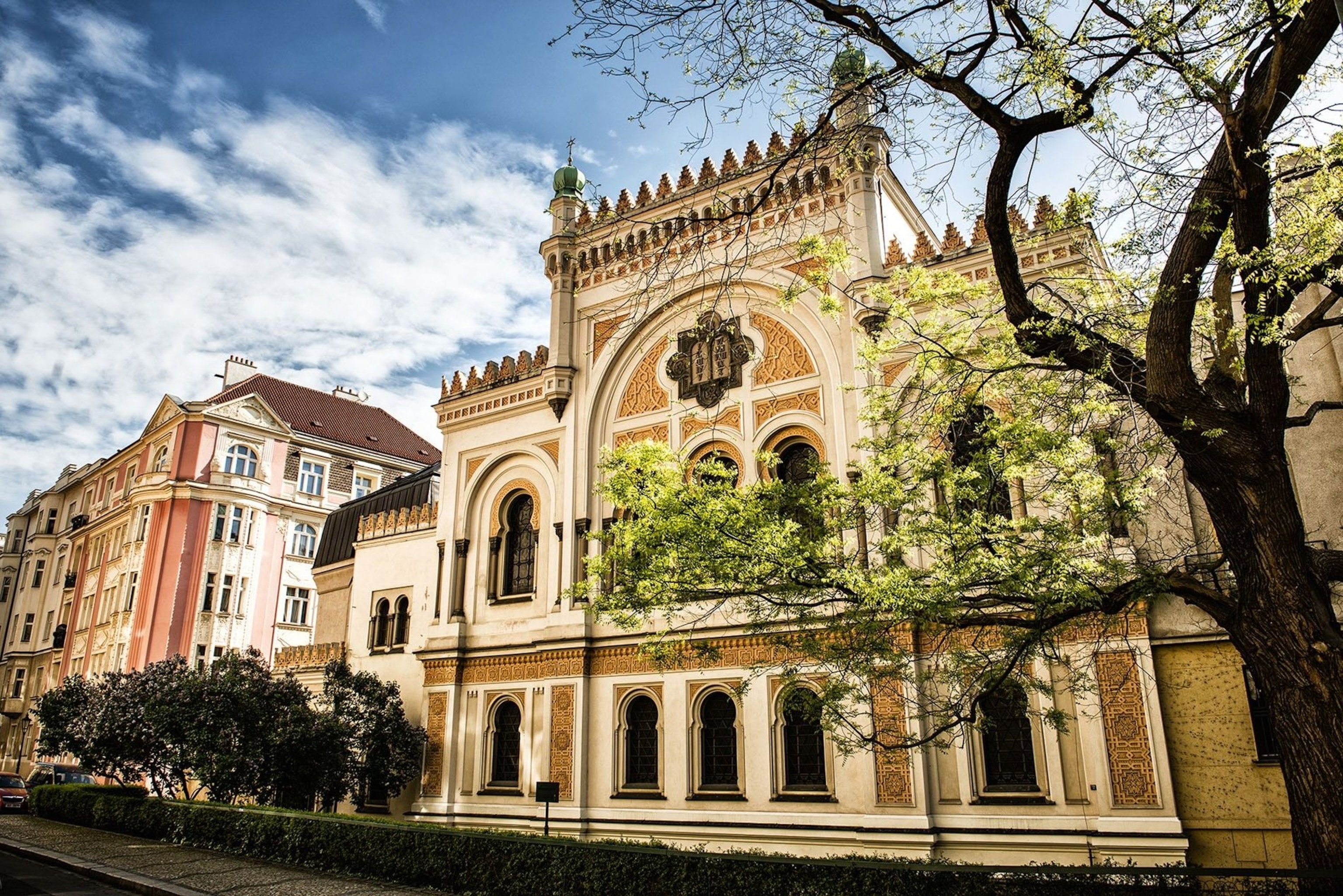 Josefov’s Spanish Synagogue, so-called for its distinctive Moorish architecture.