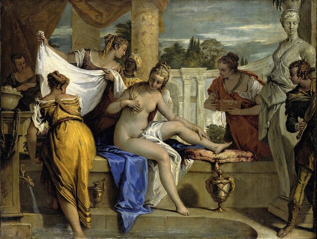 Bathsheba in her bath has inspired numerous works of art, including this 18th-century painting by Sebastiano Ricci, housed in the State Museums in Berlin.