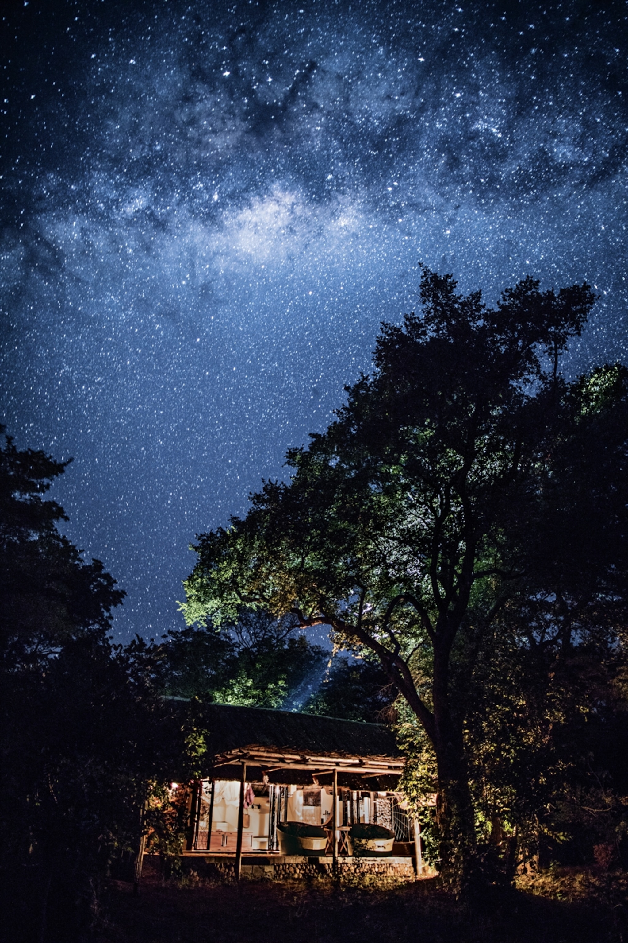 night sky in Zambia