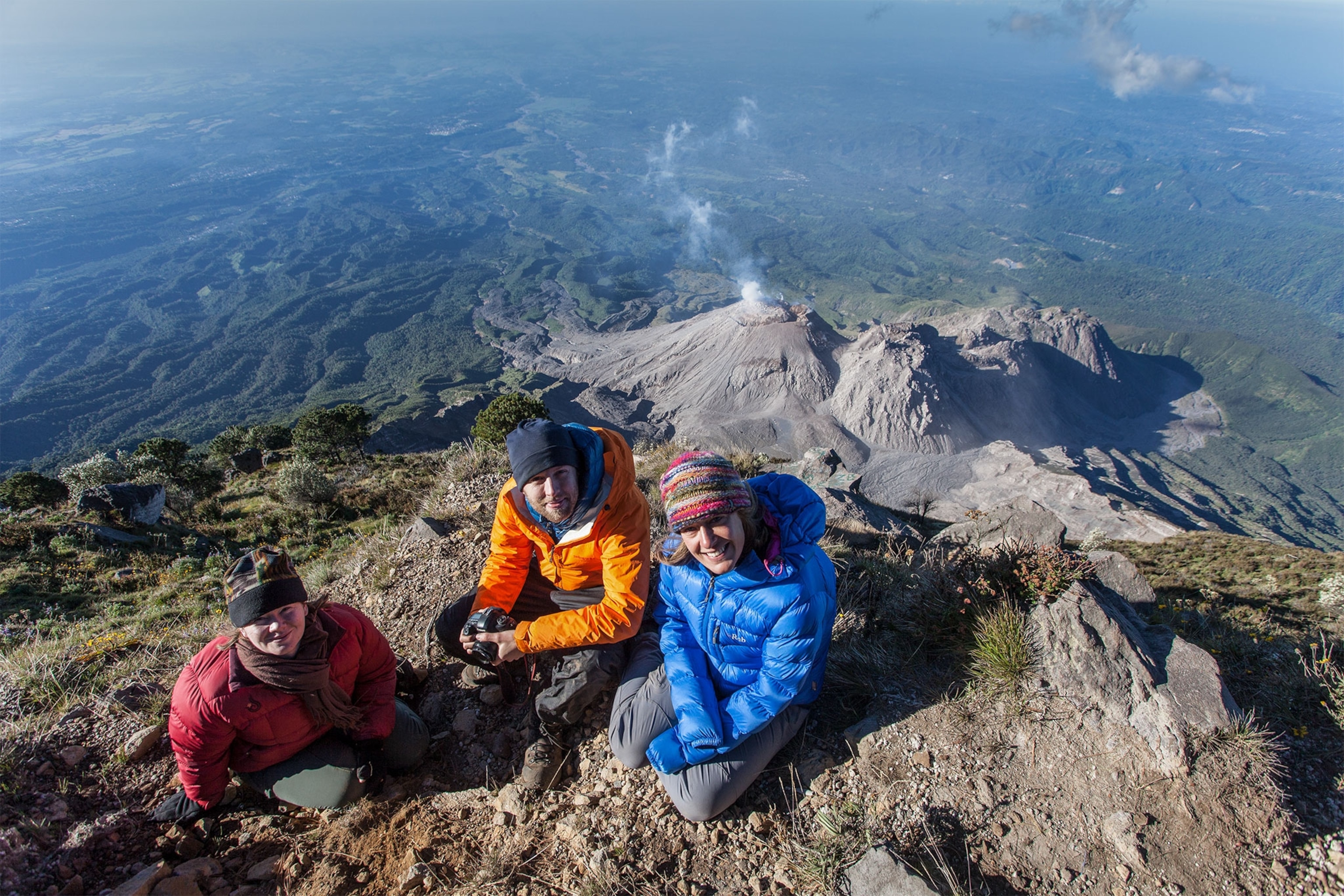 expedition team members in Guatemala