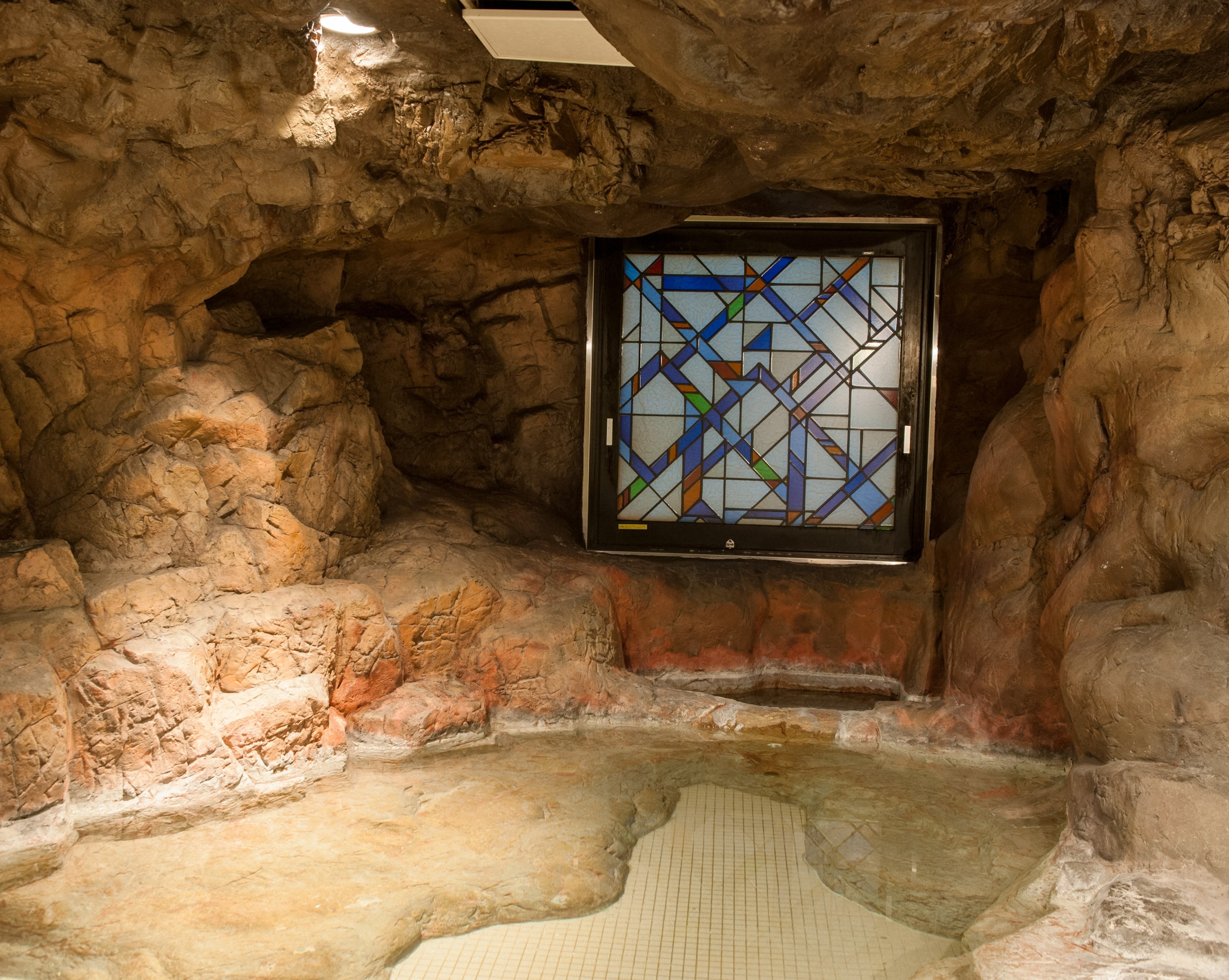 the cave room of the SK PLAZA Hotel, a love hotel, in Tokyo, Japan