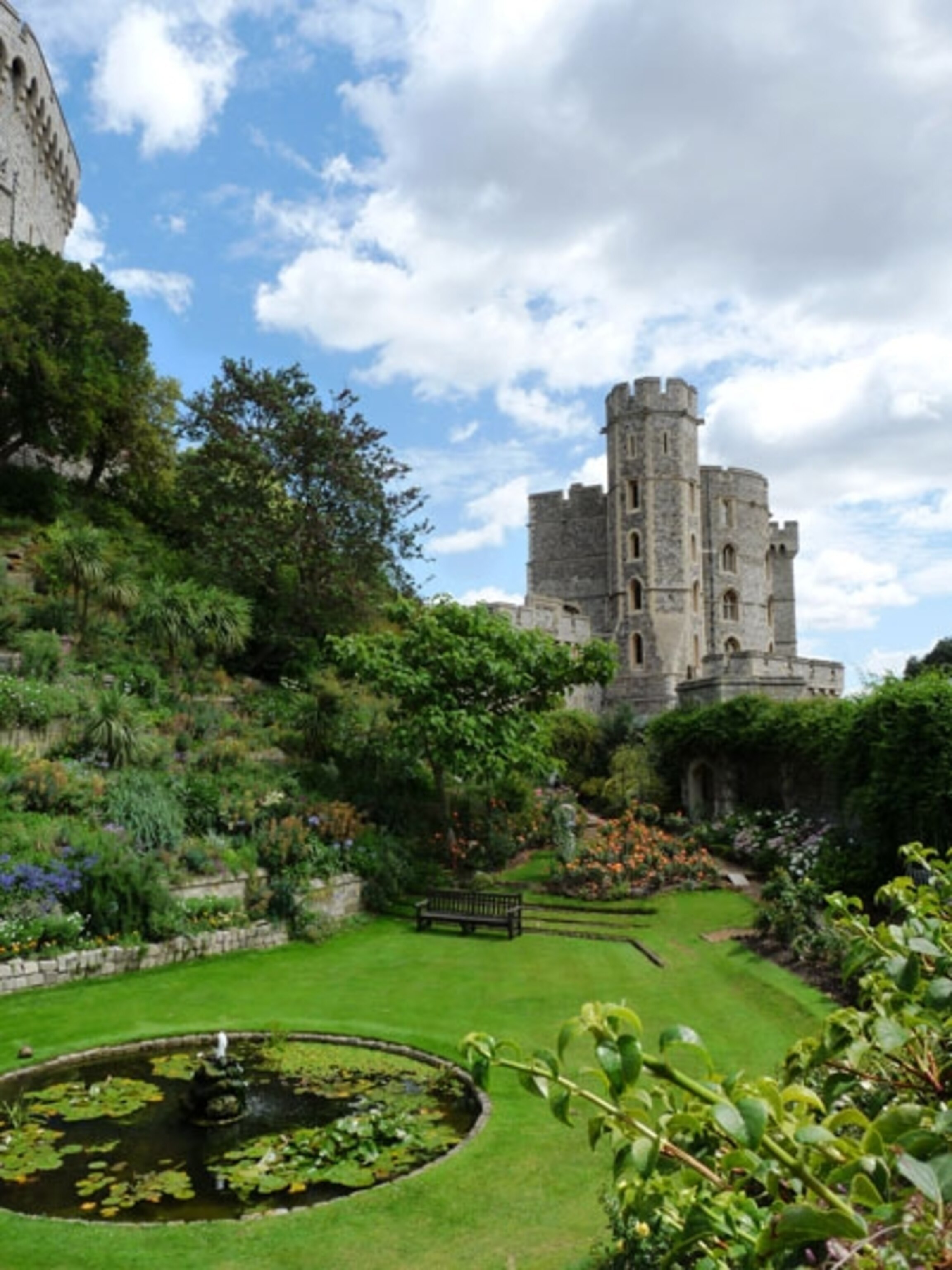 Windsor Castle in summer