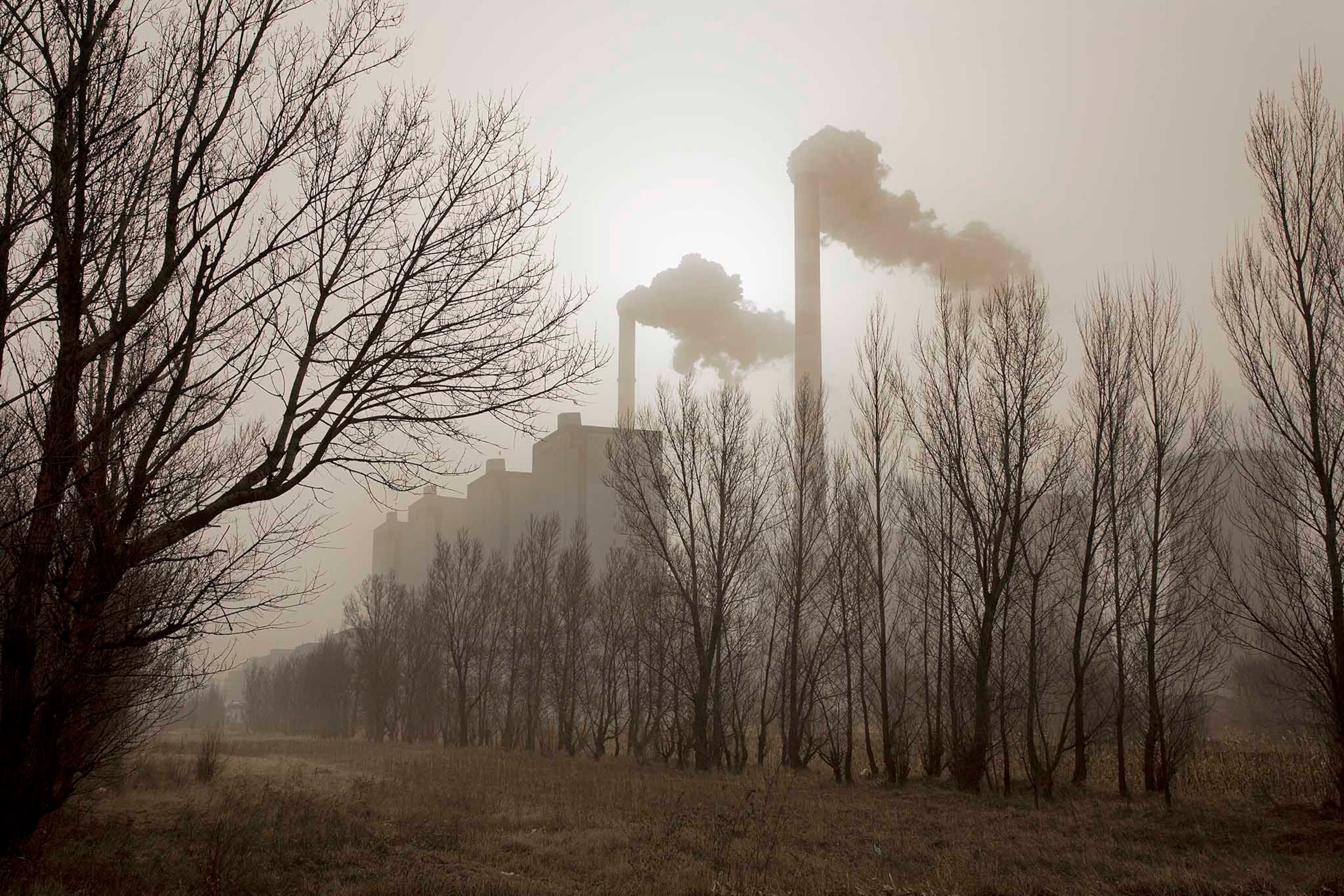 The Black Thunder min, one of the world's largest, covers 75 square miles of public and private land. Trucks the size of houses haul more than 90 million tons of coal a year to trains, which carry most of it to eastern power plants.