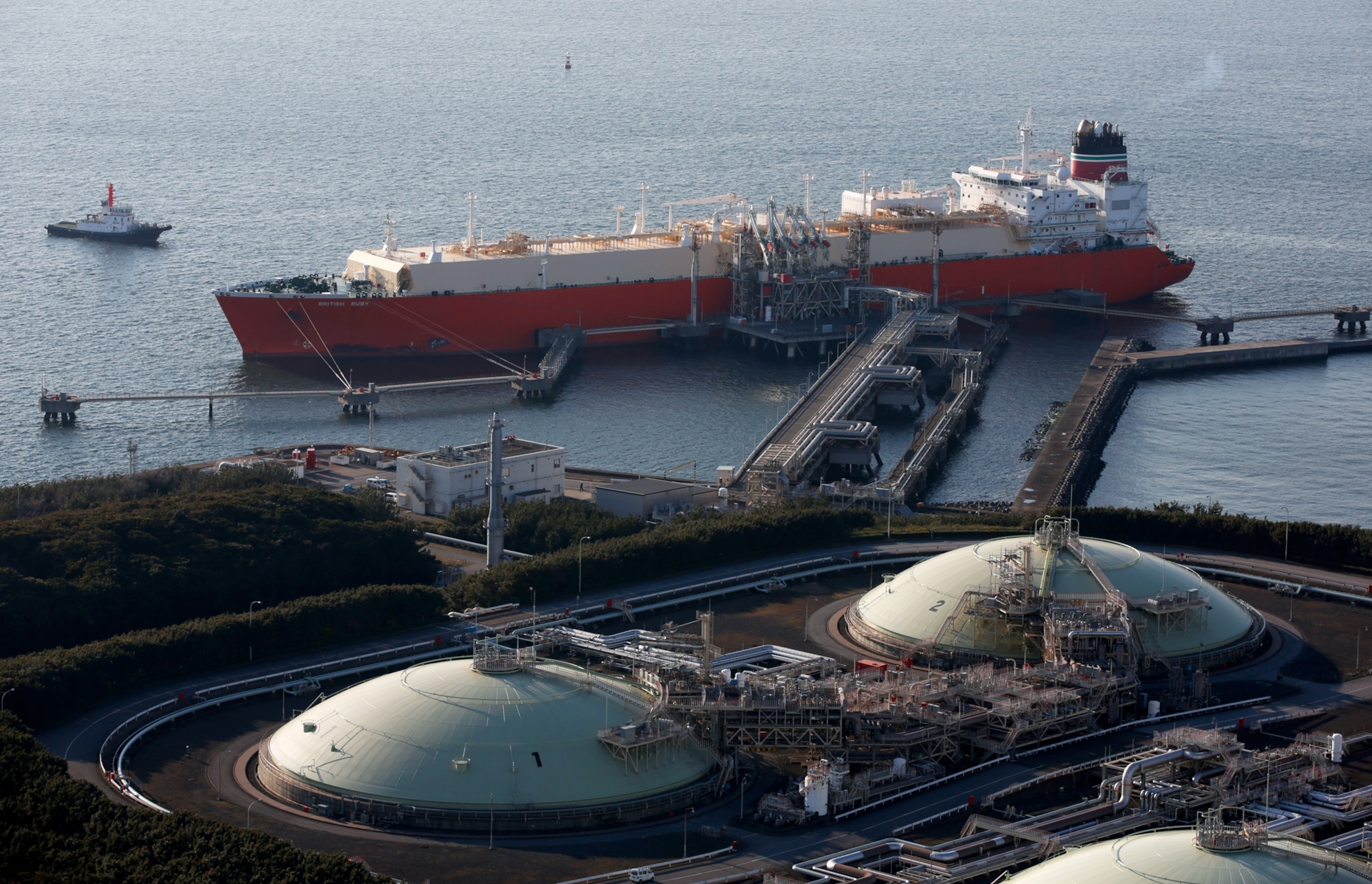 liquefied natural gas (LNG) tanker