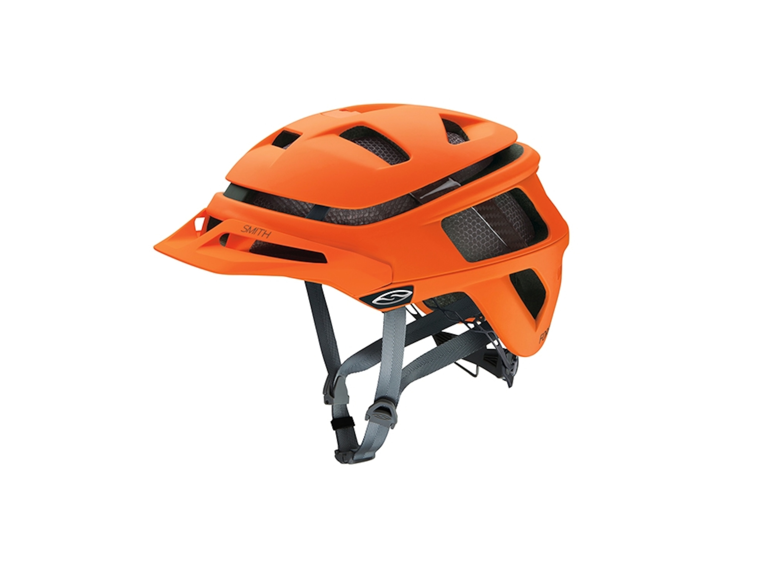 a Smith Forefront bike helmet