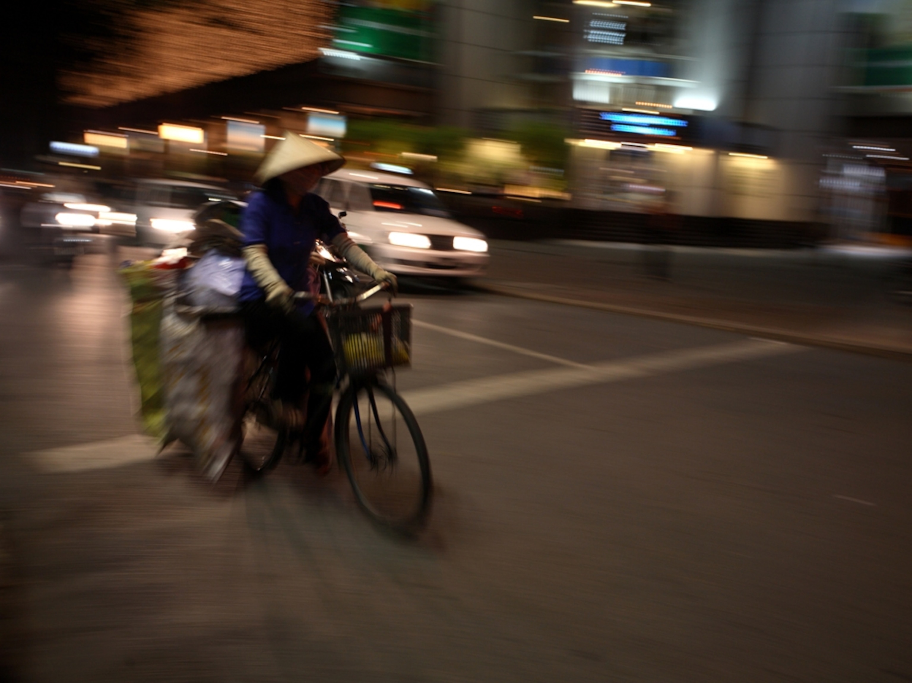 Vietnam bike rider Ho Chi Minh