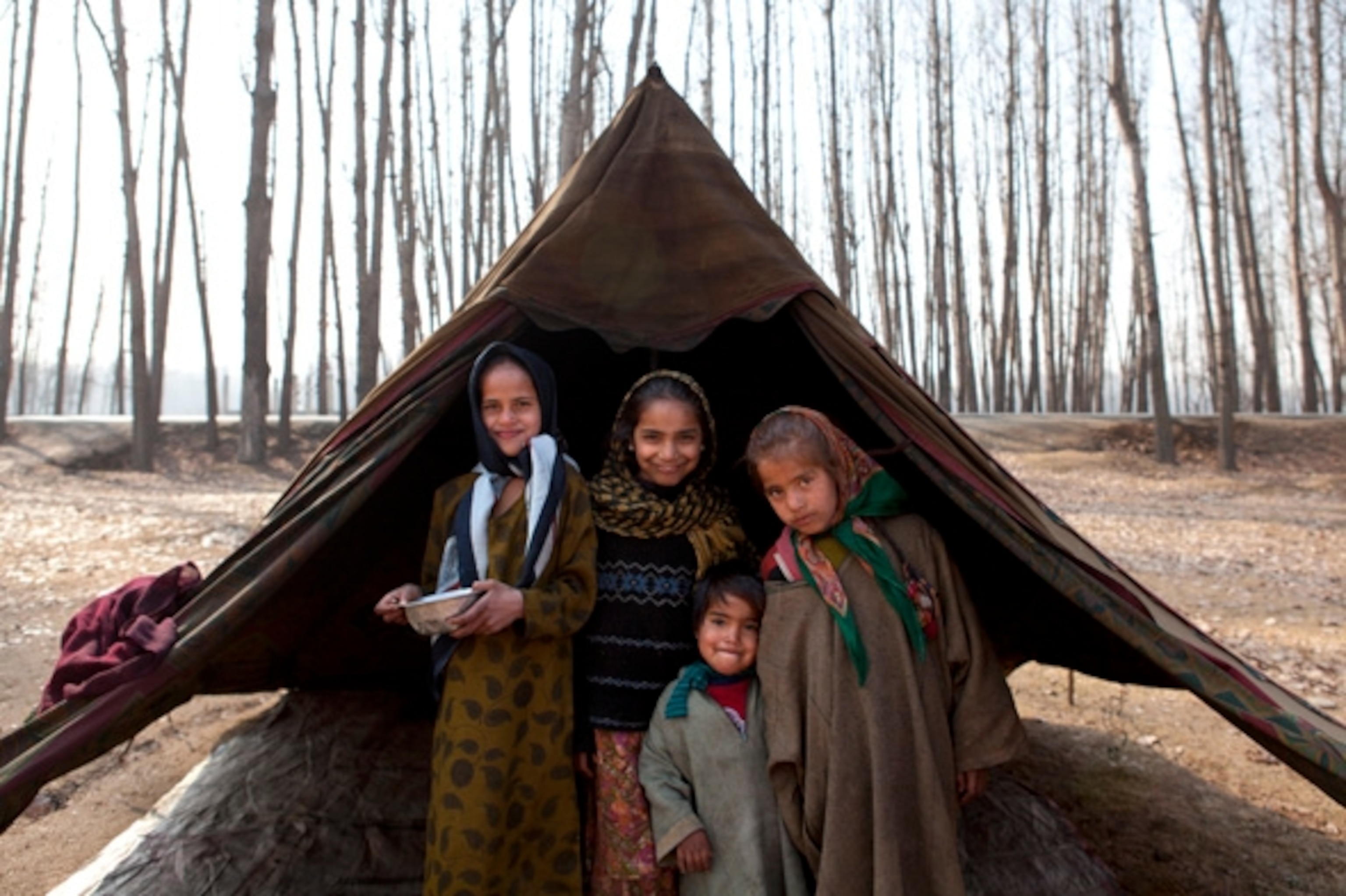 Kashmiri nomads who let me into their circle of trust. (Photograph by Jill Schneider)