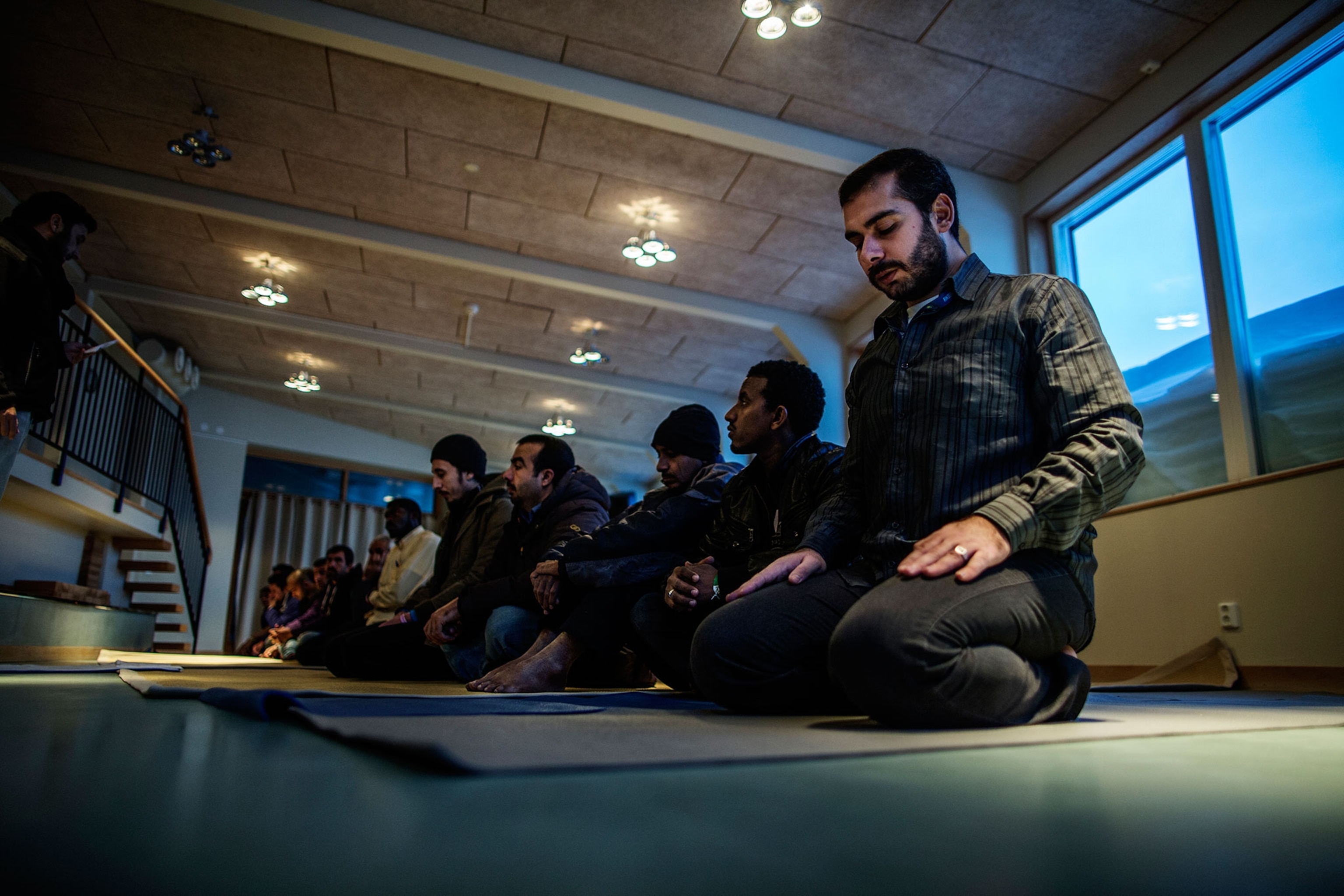 lack of sunlight they have had to figure out other times for the prayers