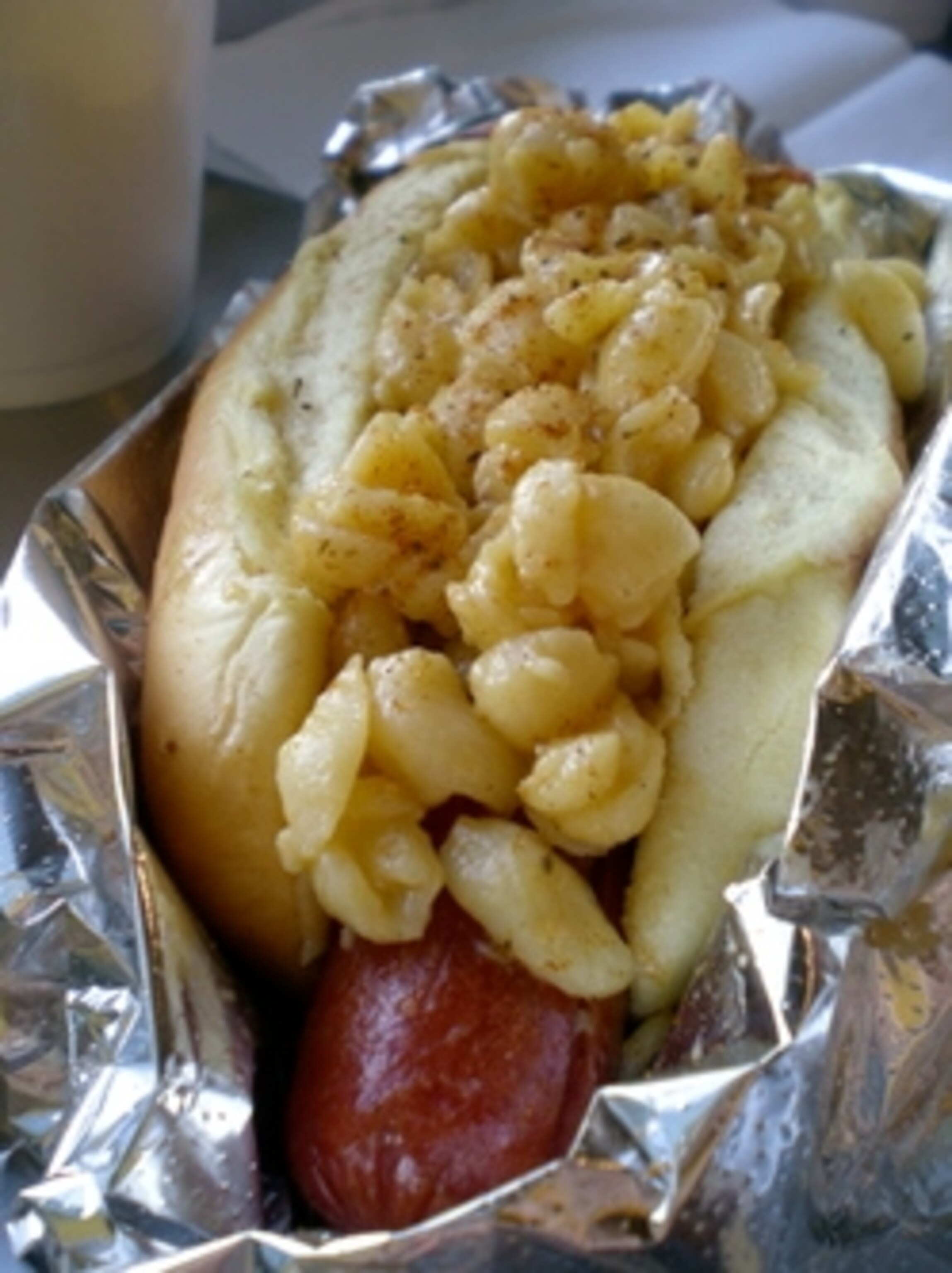 Thumbnail image for Photo of mac and cheese dog